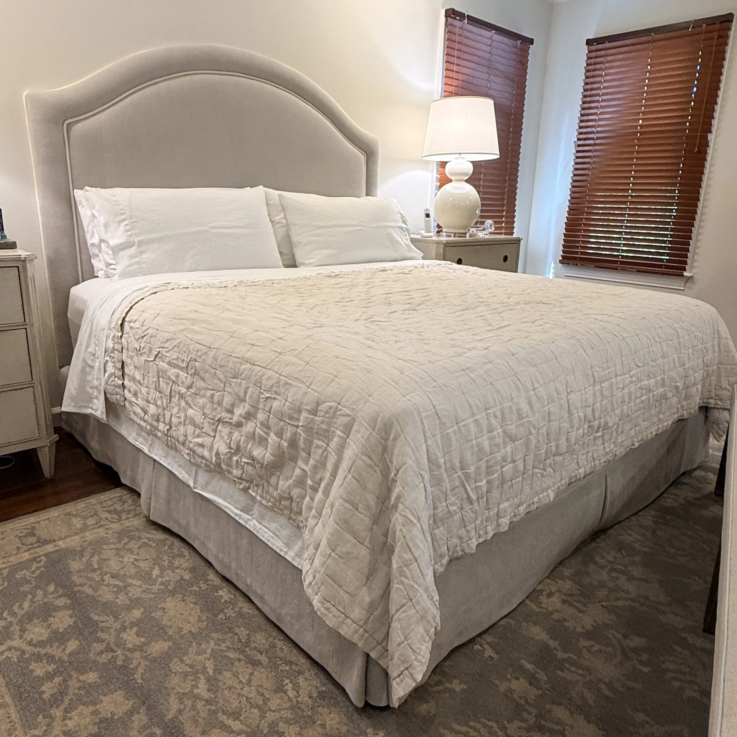 King Size Rogers & Goffigon Fully Upholstered Bed 