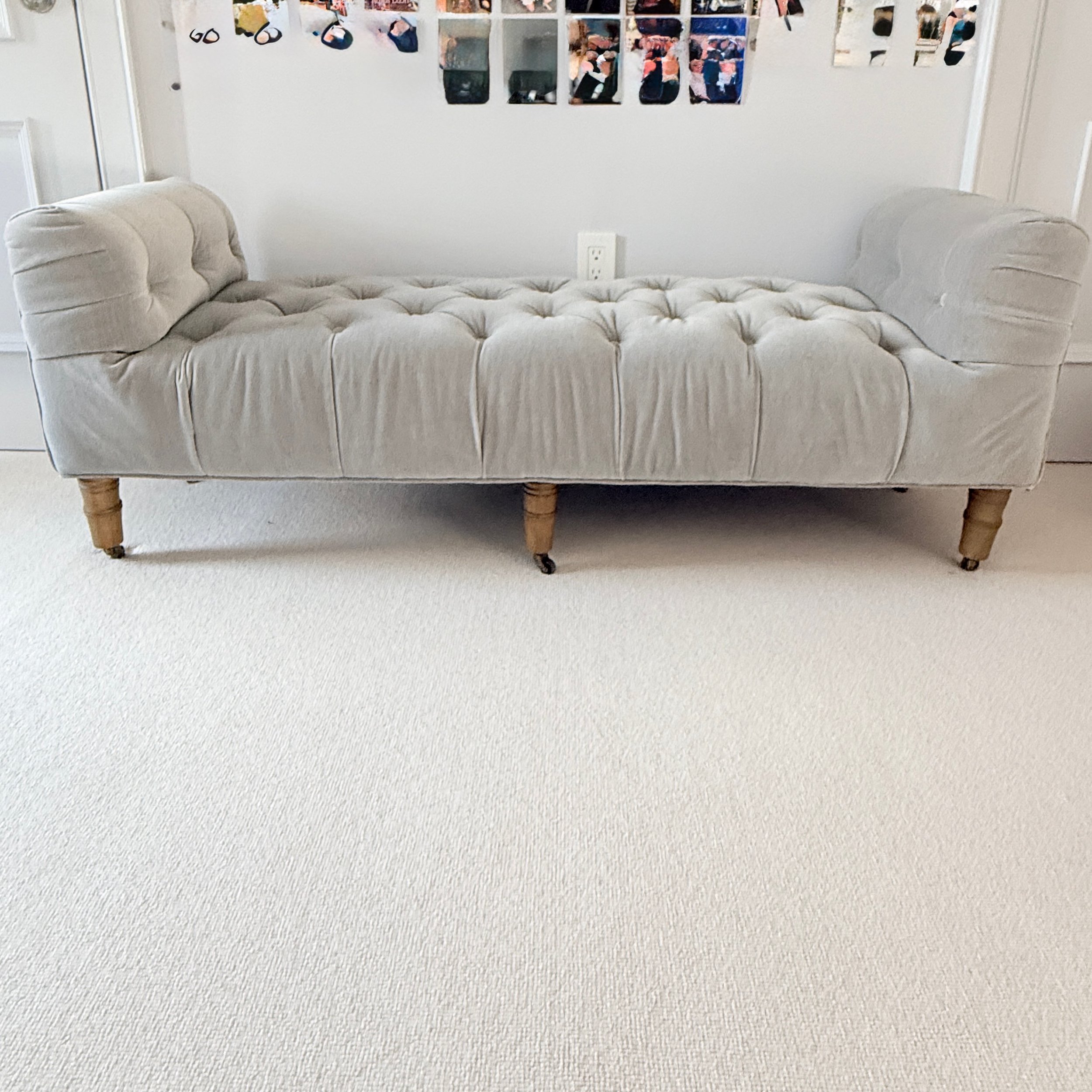 RH Camille Tufted Bench