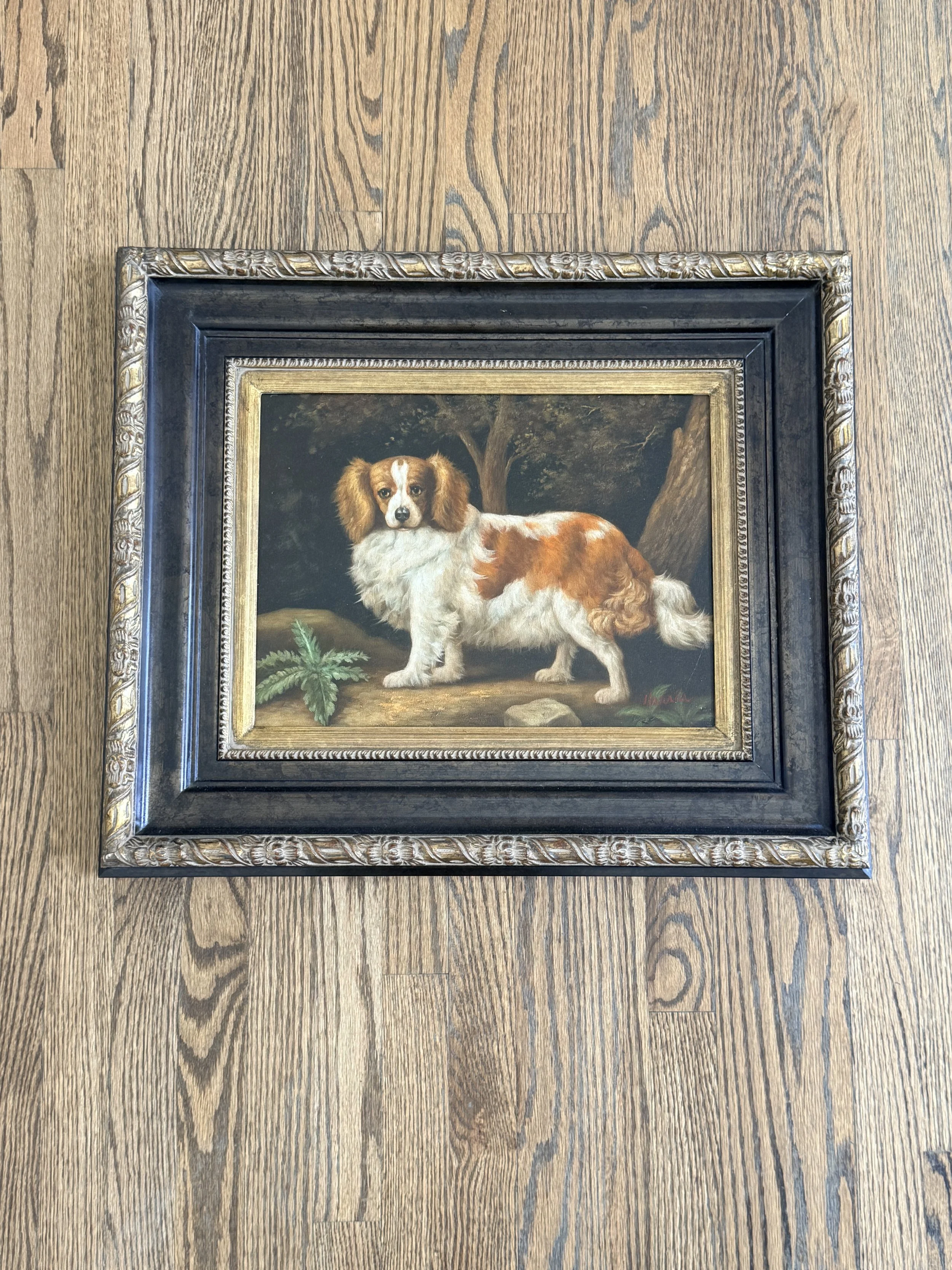 Framed Spaniel Giclee 
