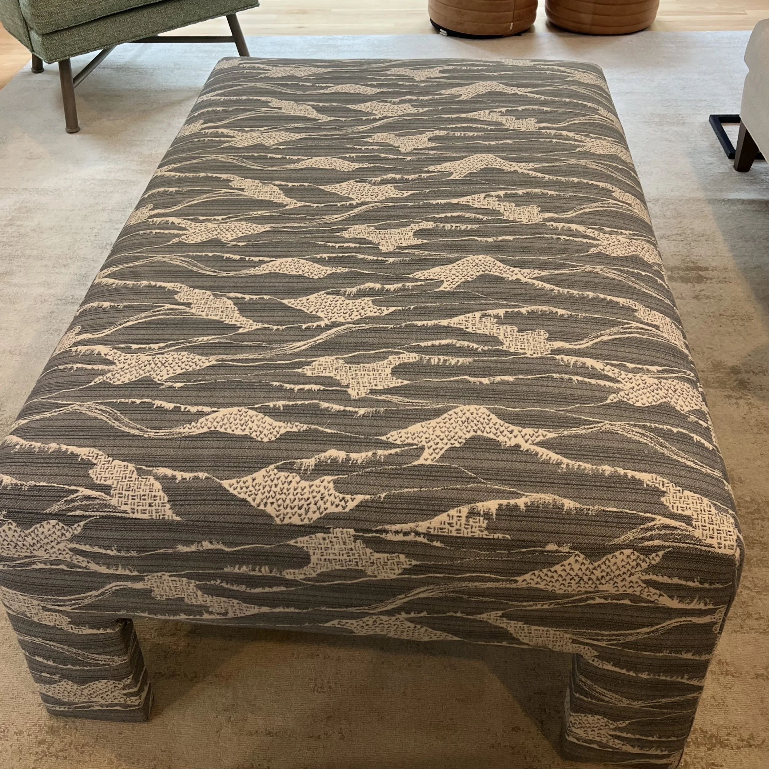 NEW! Custom Stewart Furniture Cocktail Ottoman