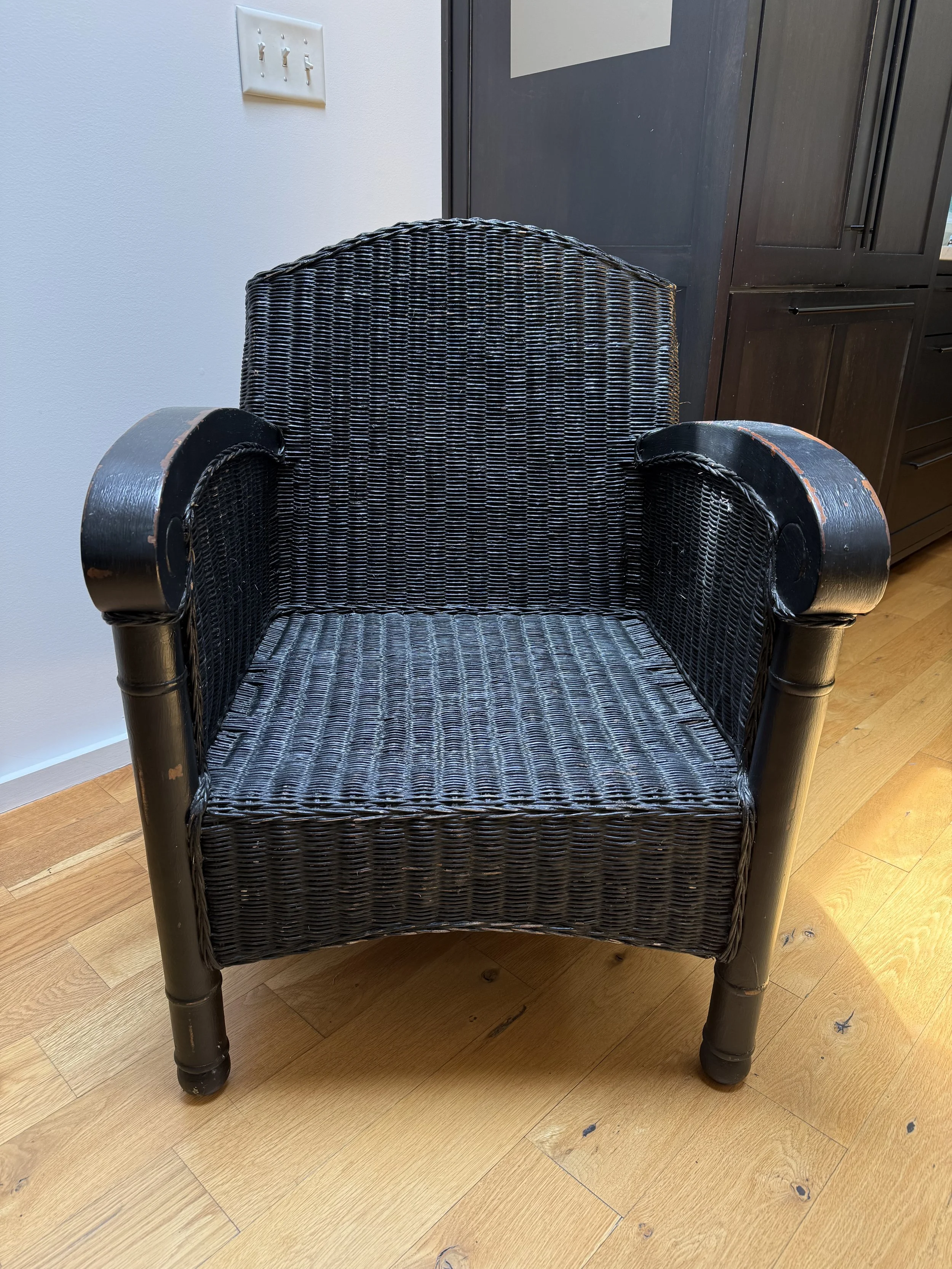 Vintage Wicker Armchair - NASHVILLE