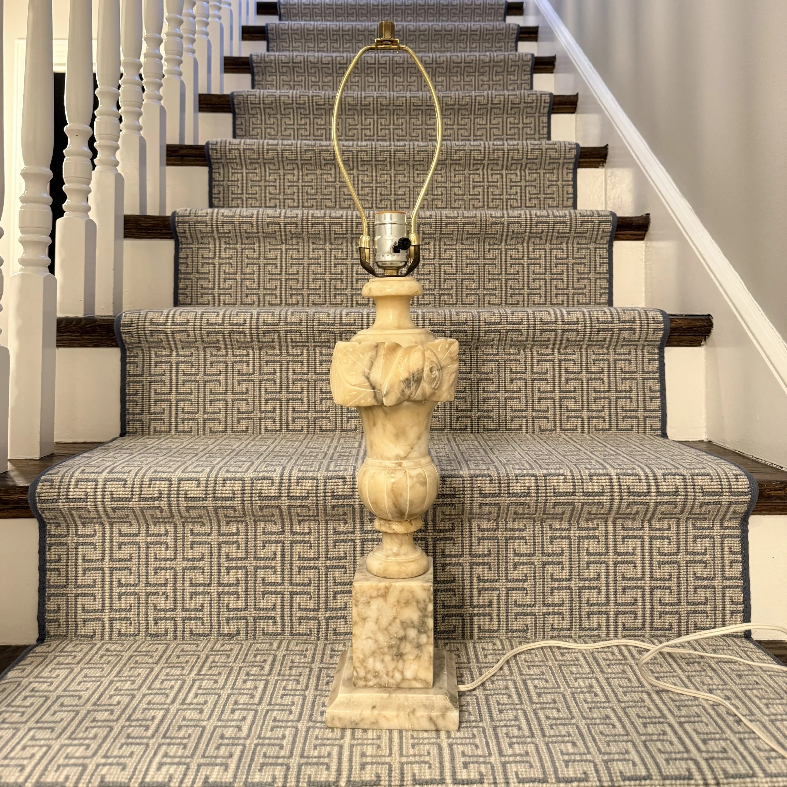 Vintage Italian Alabaster Lamp