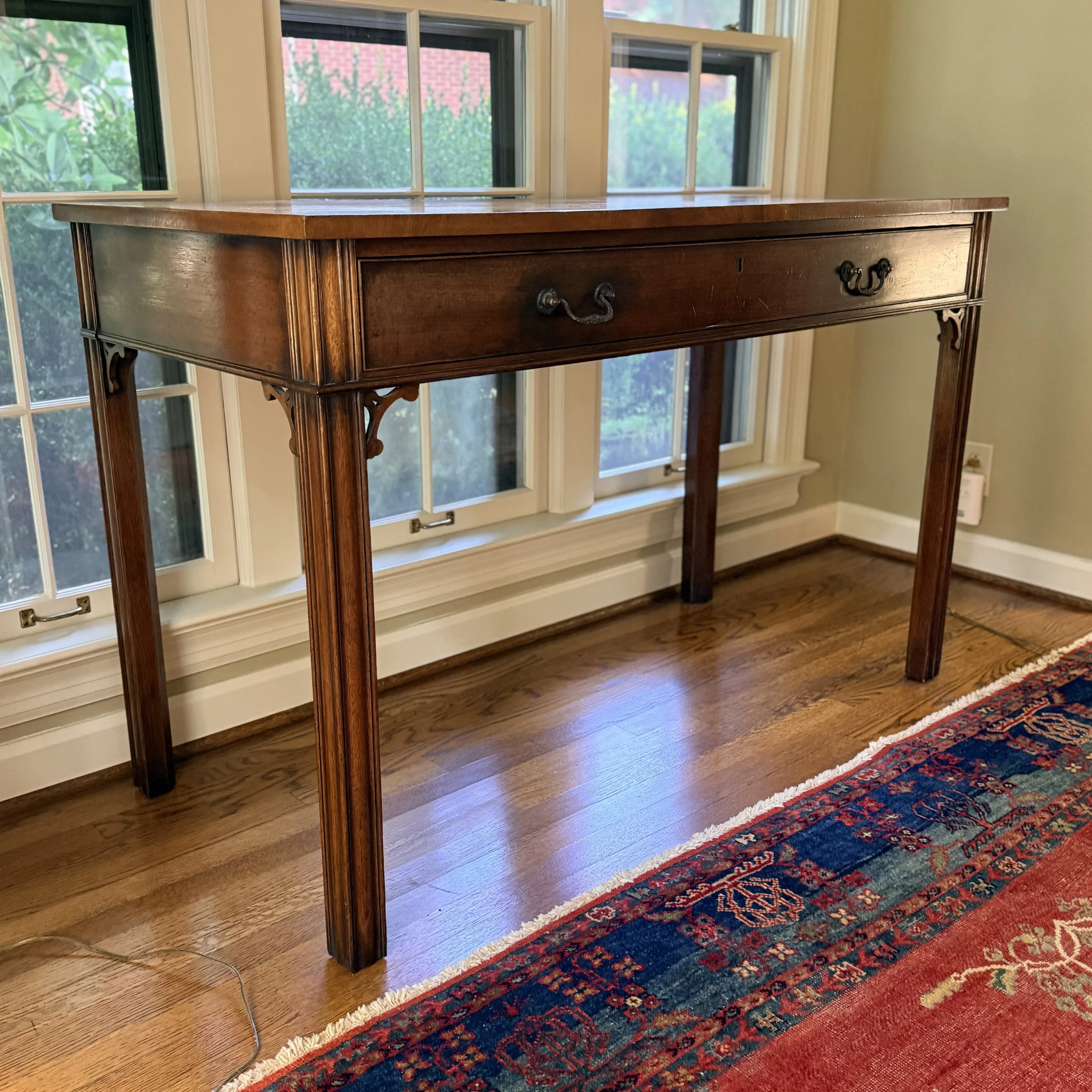 Grand Scale Antique Georgian Library Table - NASHVILLE