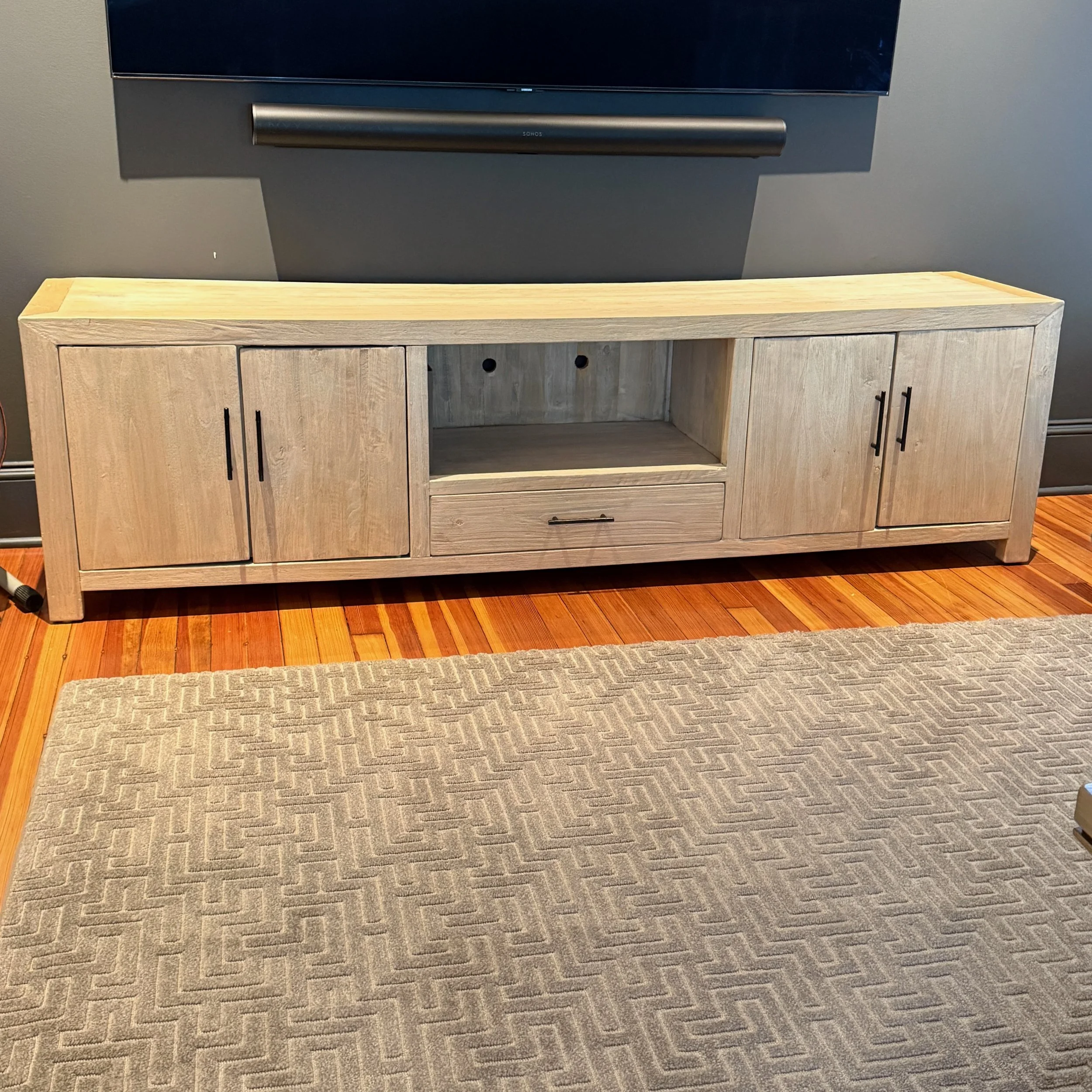 Reclaimed Elm Media Console