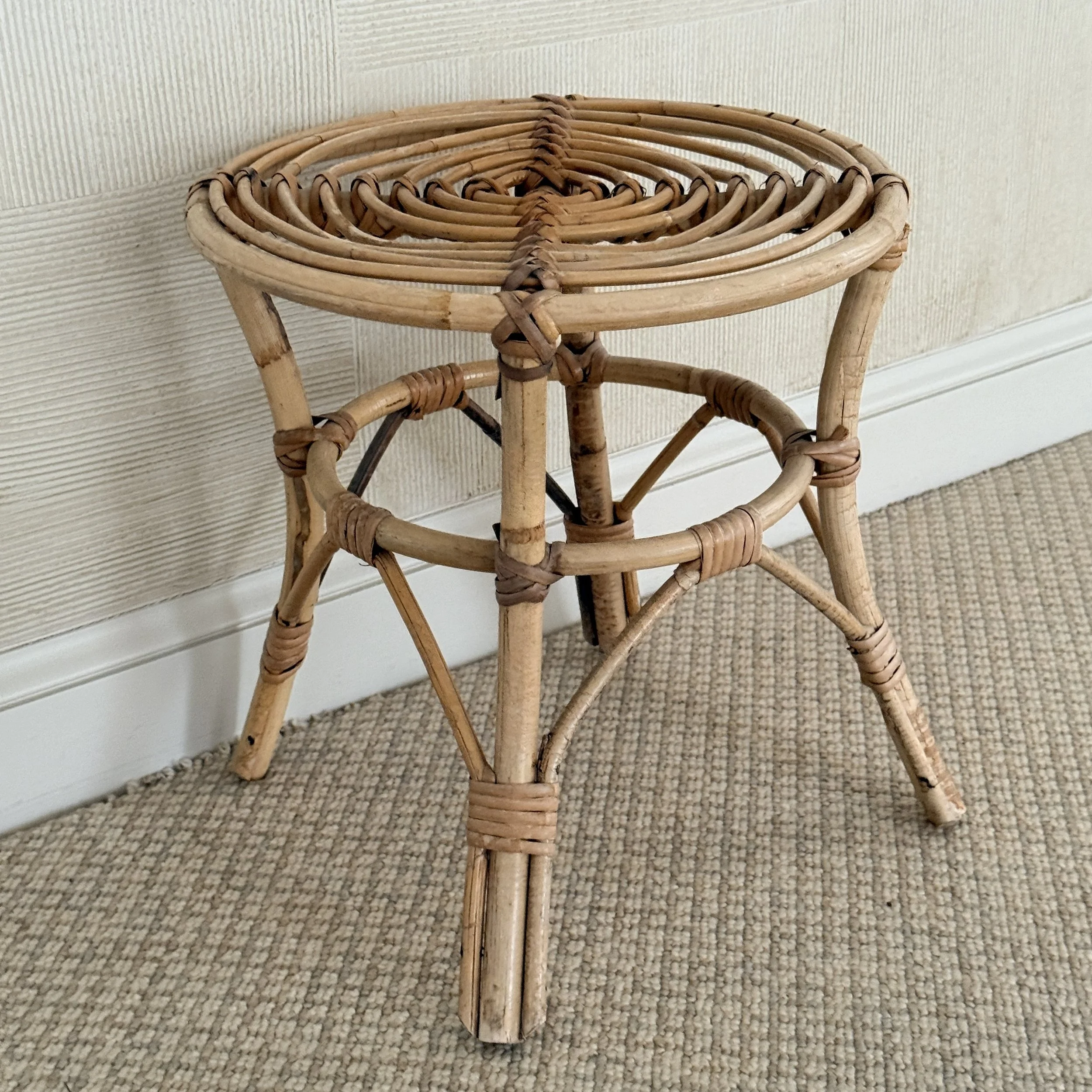 Small Bamboo Stool 