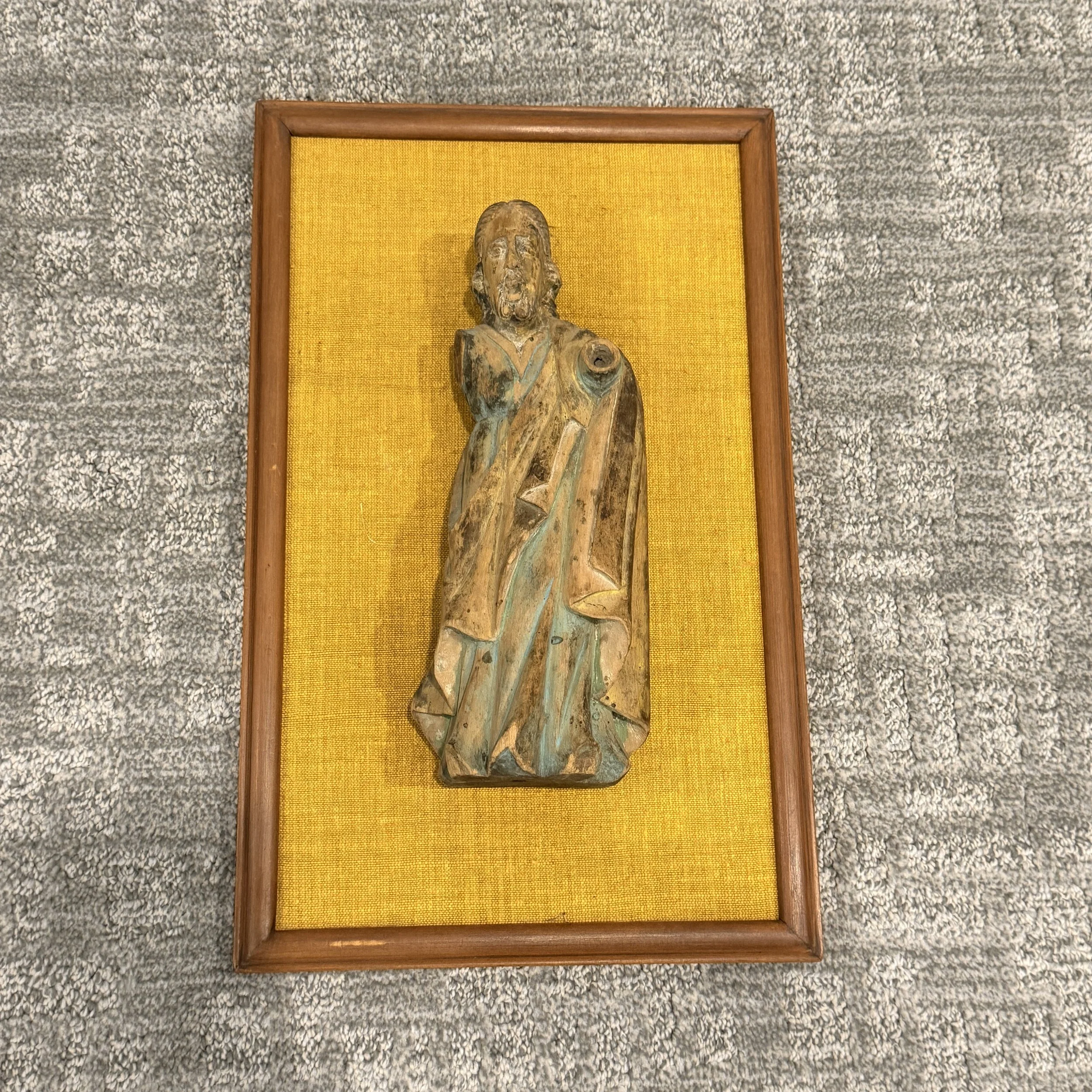 19th Century Spanish Colonial Mounted Santos