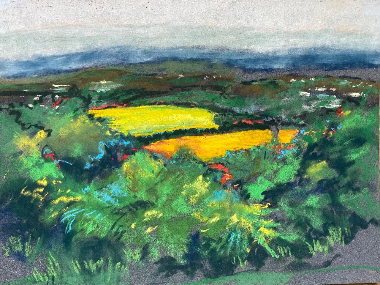 Pen Mar MD 9" x 12" Pastel