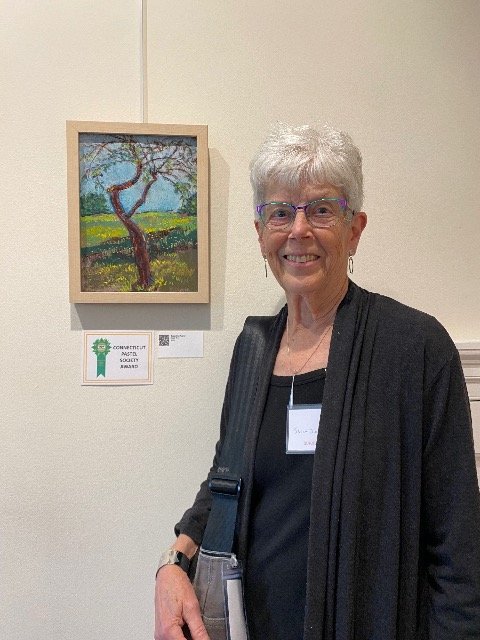 Connecticut Pastel Society Certificate of Award for her pastel, Apple Tree.