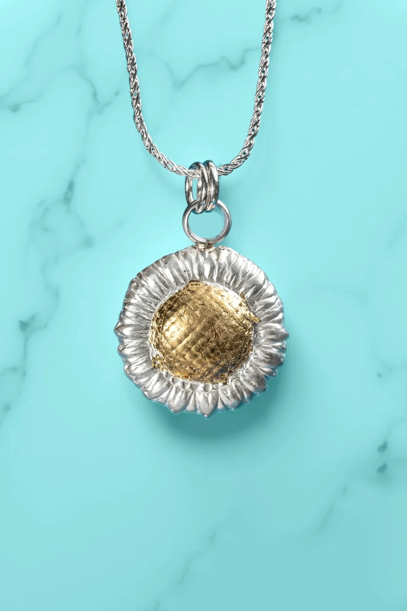 Golden Sunflower Pendant.jpg