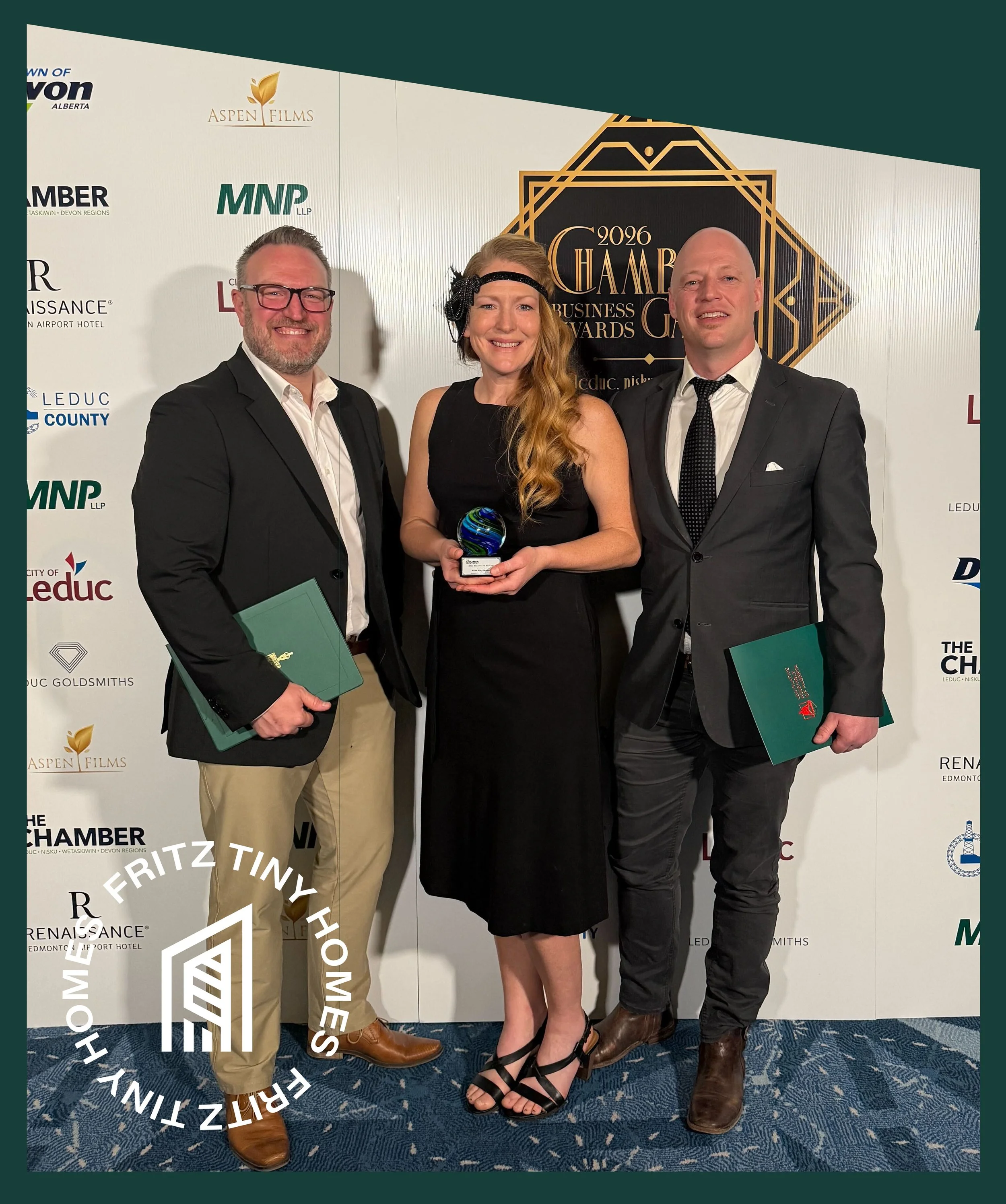 Fritz Tiny Homes Named Business of the Year in Devon, Alberta