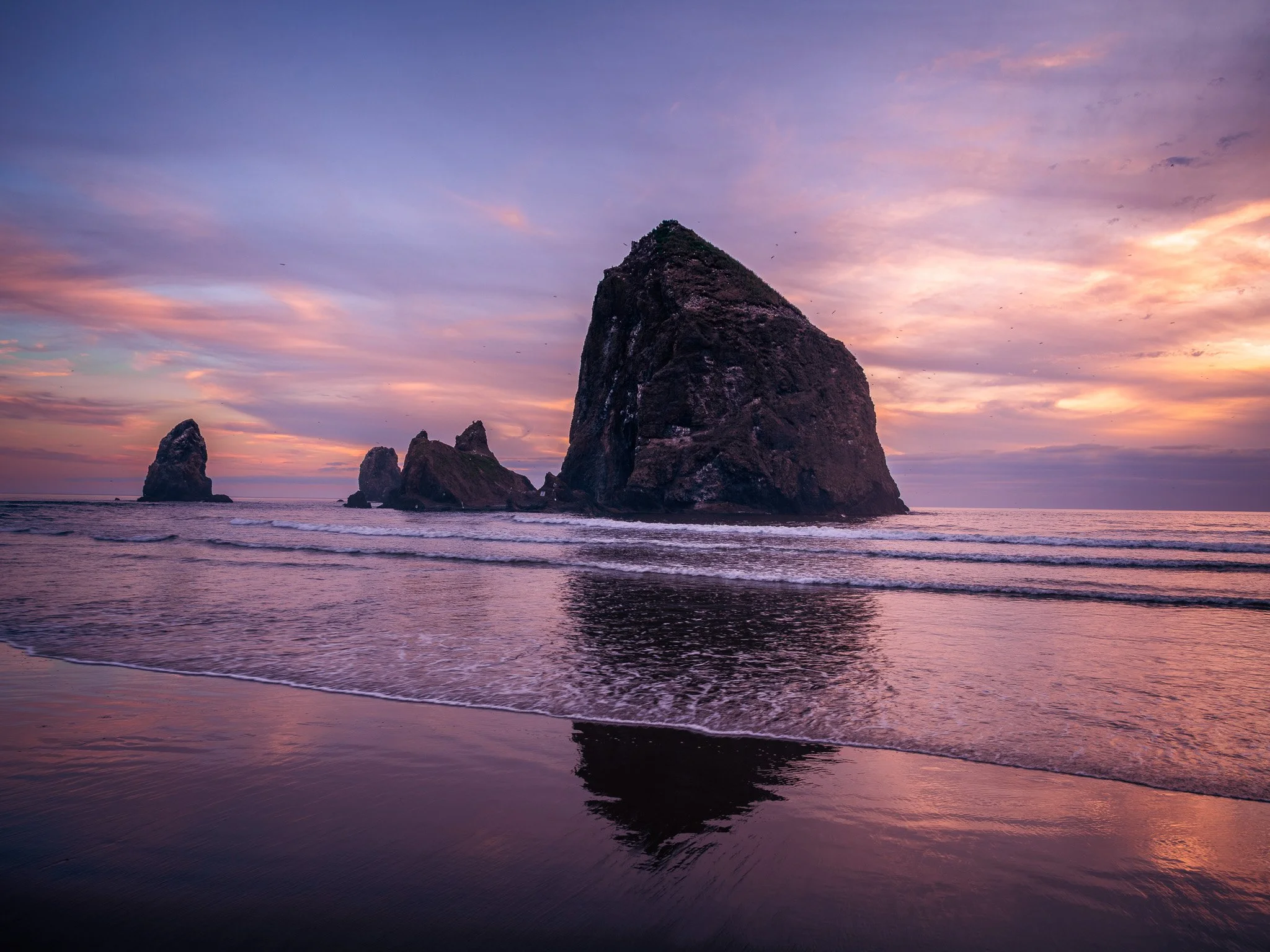 Haystack Rock Sunset