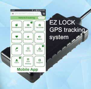 EZ-GPS live tracking prepaid yr. no contract