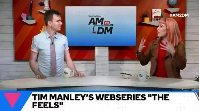 I was on BuzzFeed&rsquo;s @am2dm today talking with the wonderful @itsalexberg about representation on @feelsshow, how we collaborate, and quiet conversations as protest. Link in bio! 💗💜💙
