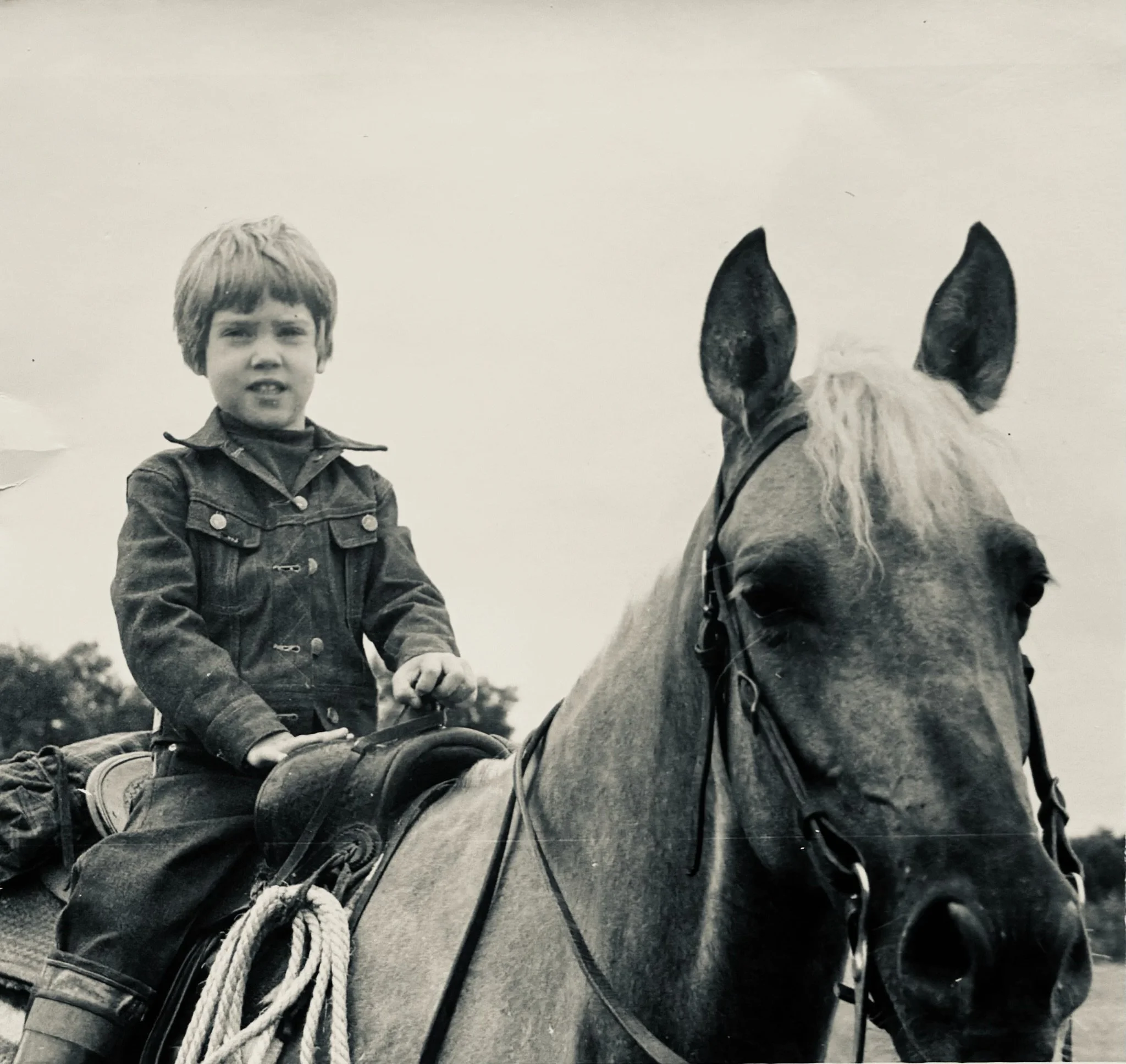 Amy Edwards on her horse as a kid.JPG.JPG