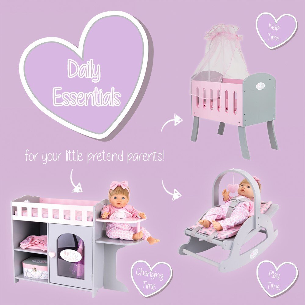 The Tiny Treasures collection has everything your little one will need to look after their Tiny Treasures dolls! It's such a great way to introduce little ones to care-taking behaviours. Grab the #dailyessentials over on Argos.co.uk ⭐

#tinytreasures