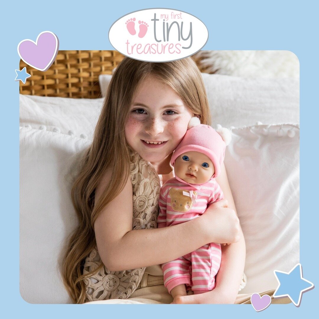 My First Tiny Treasures are suitable from 18mths and they are perfect for introducing little ones to the world of nurturing doll play.💗

Available at Argos.co.uk now✨

#tinytreasures #dolls #doll #dollstagram #babydoll #imaginativeplay #baby #dollst