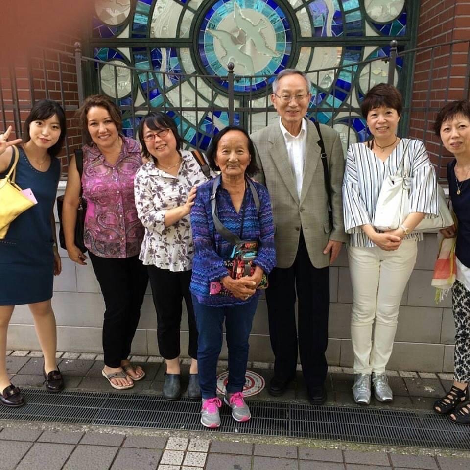   Three generations of the Matsumaru family. Yokohama, July 2019.  