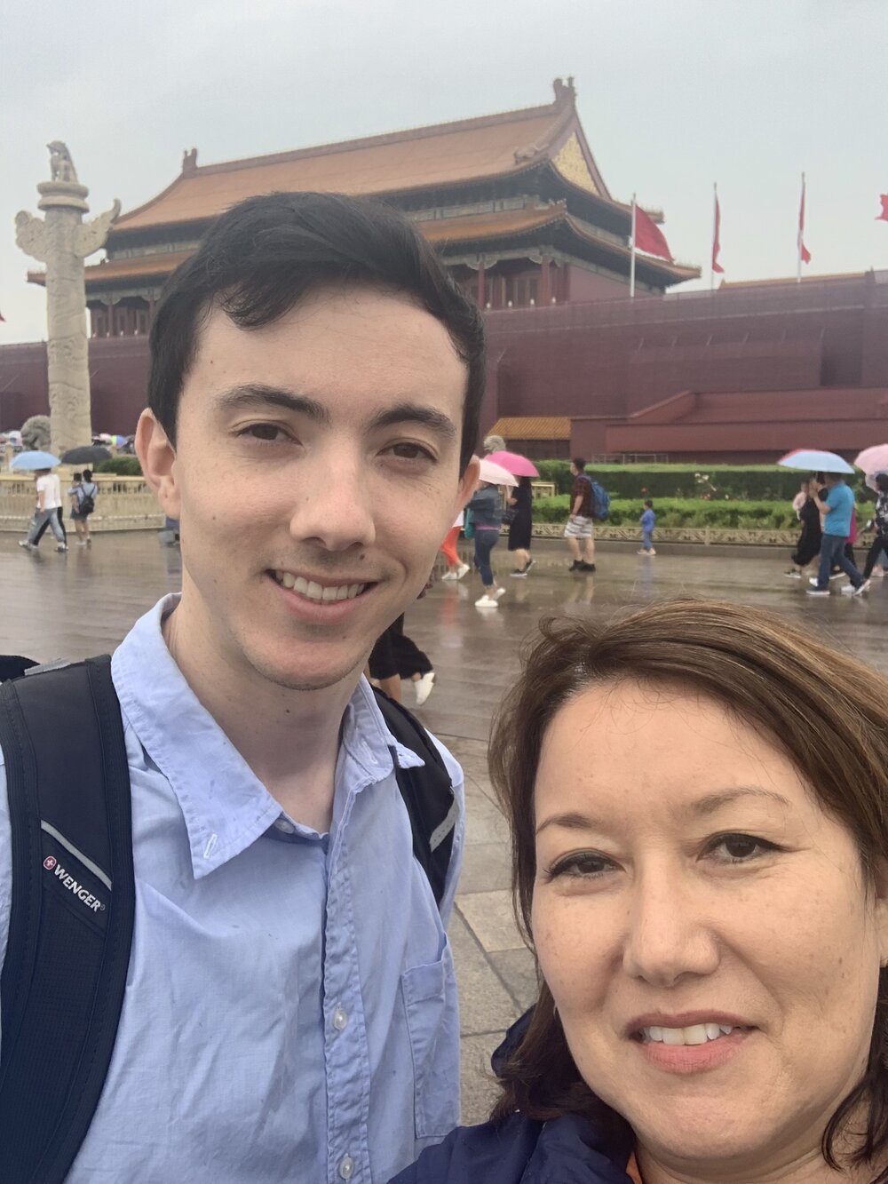  Tiananmen Square/Forbidden City with Adam. June 2019.  
