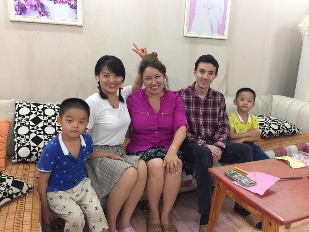   Dinner with a local family, Jiaozuo/Henan.  