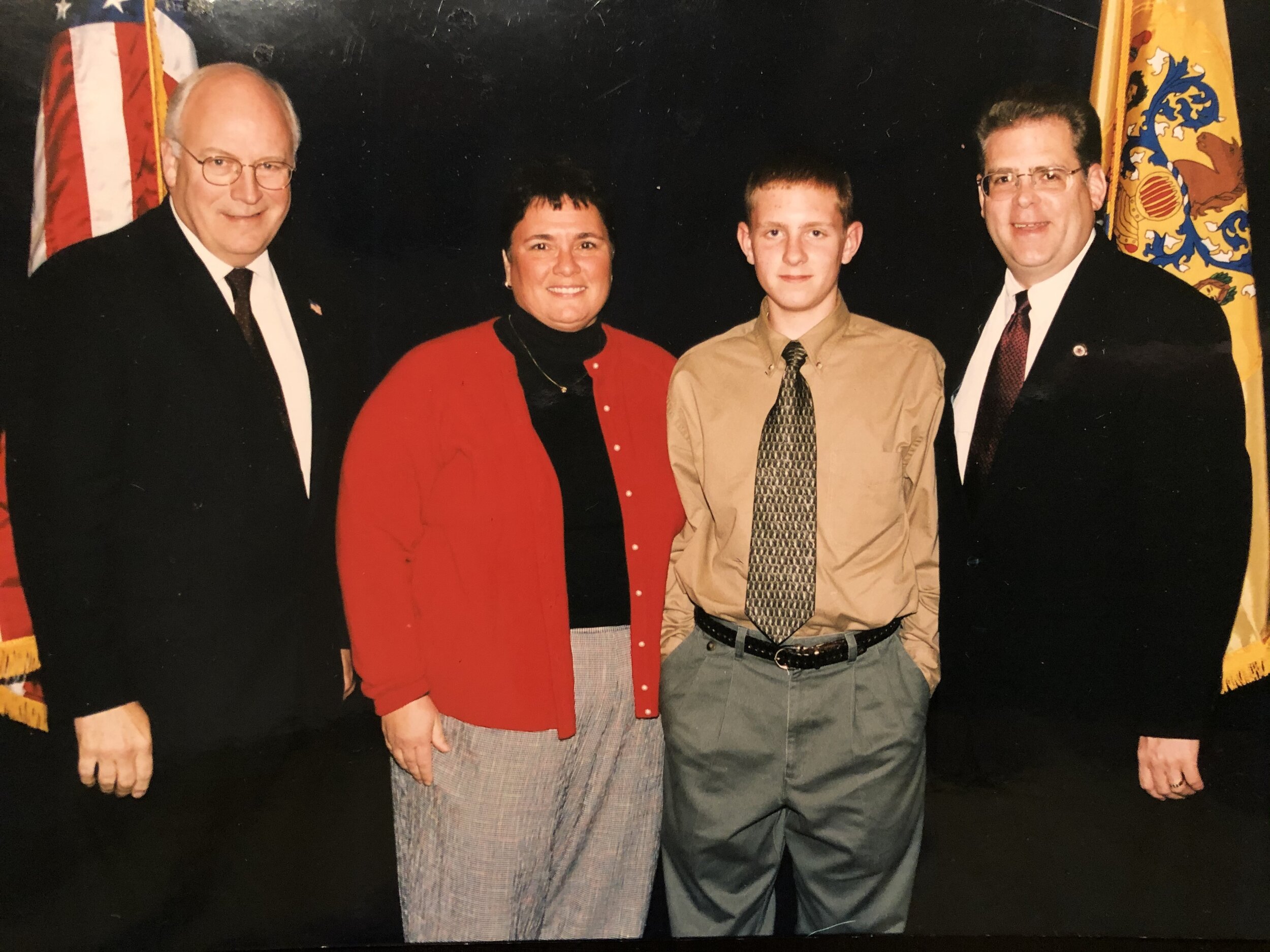  John and his family meets Vice Present Dick Cheney. 