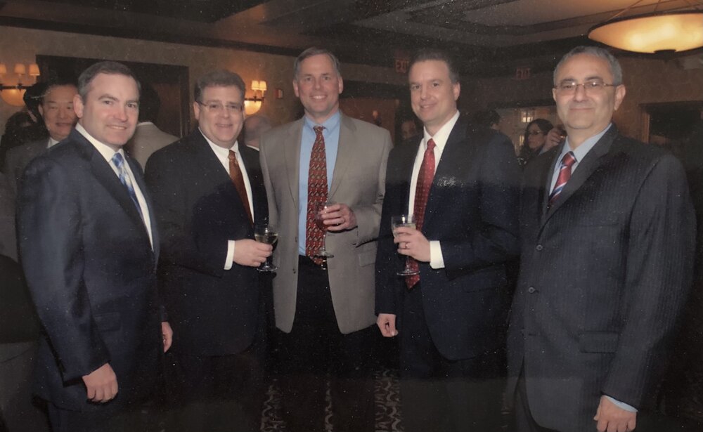  John and colleagues with the general counsel of NJ Manufacturers. 