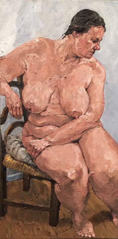 Seated Nude by Sergio Labota - Kelly Pschirrer.jpg