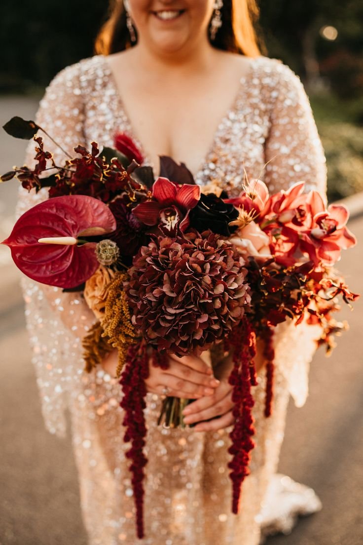 Sparkling Gold & Marsala Autumn Wedding - Polka Dot Wedding.jpg