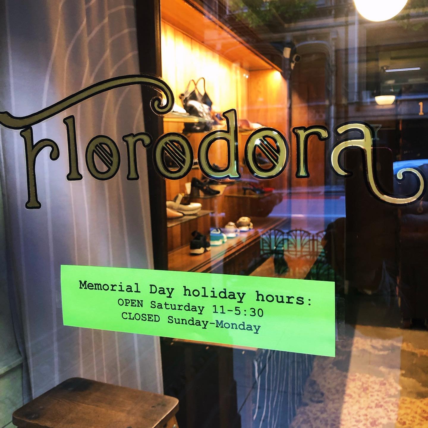 FYI for this Memorial Day weekend, Florodora will be OPEN on Saturday. Come see us! Closed Monday for the holiday.