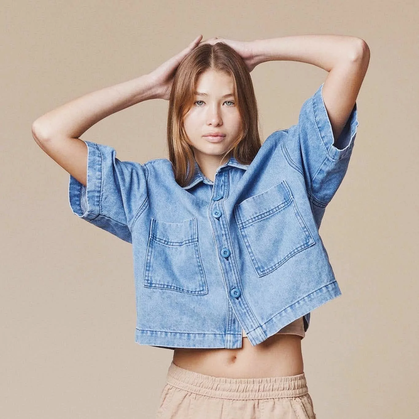 Denim shirt, new in from Jungmaven. Sustainably made in the U.S. using hemp and organic cotton. Available at Florodora and florodora.com.