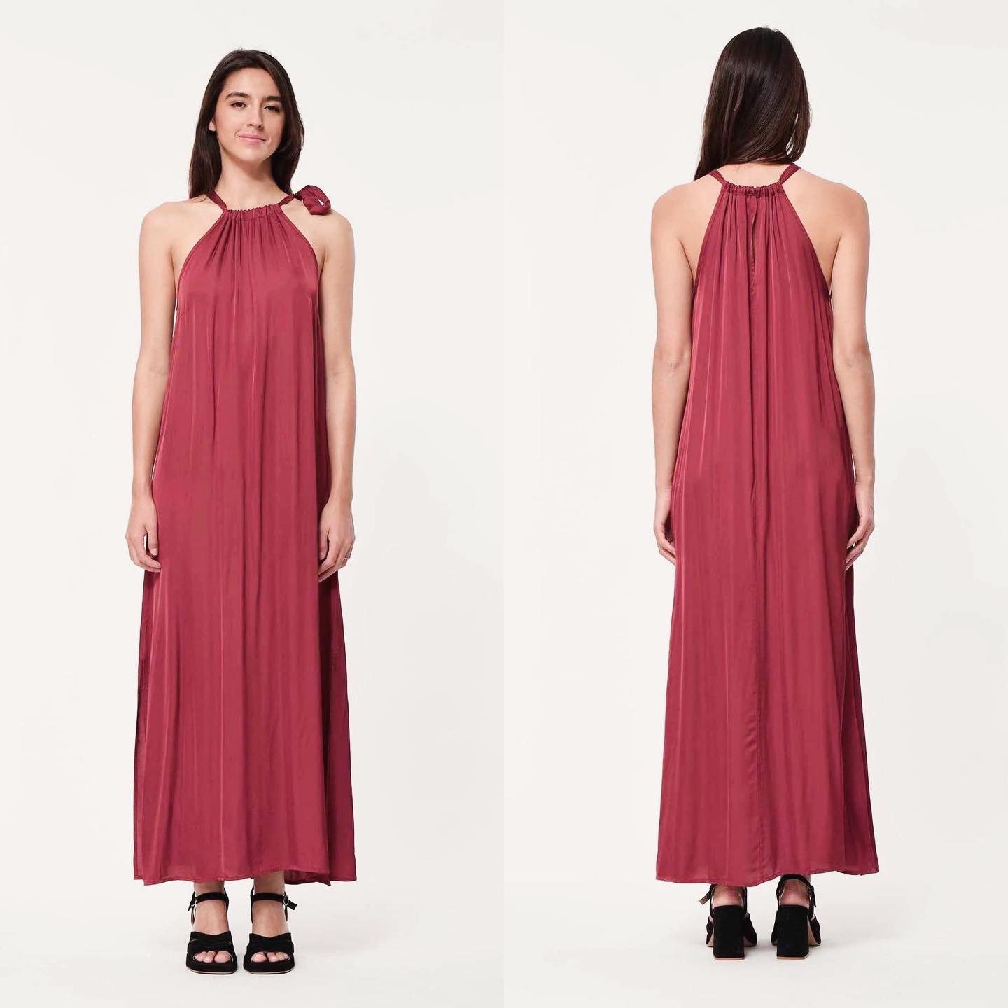 Silk blend Grecian dress, available at Florodora and online at florodora.com.