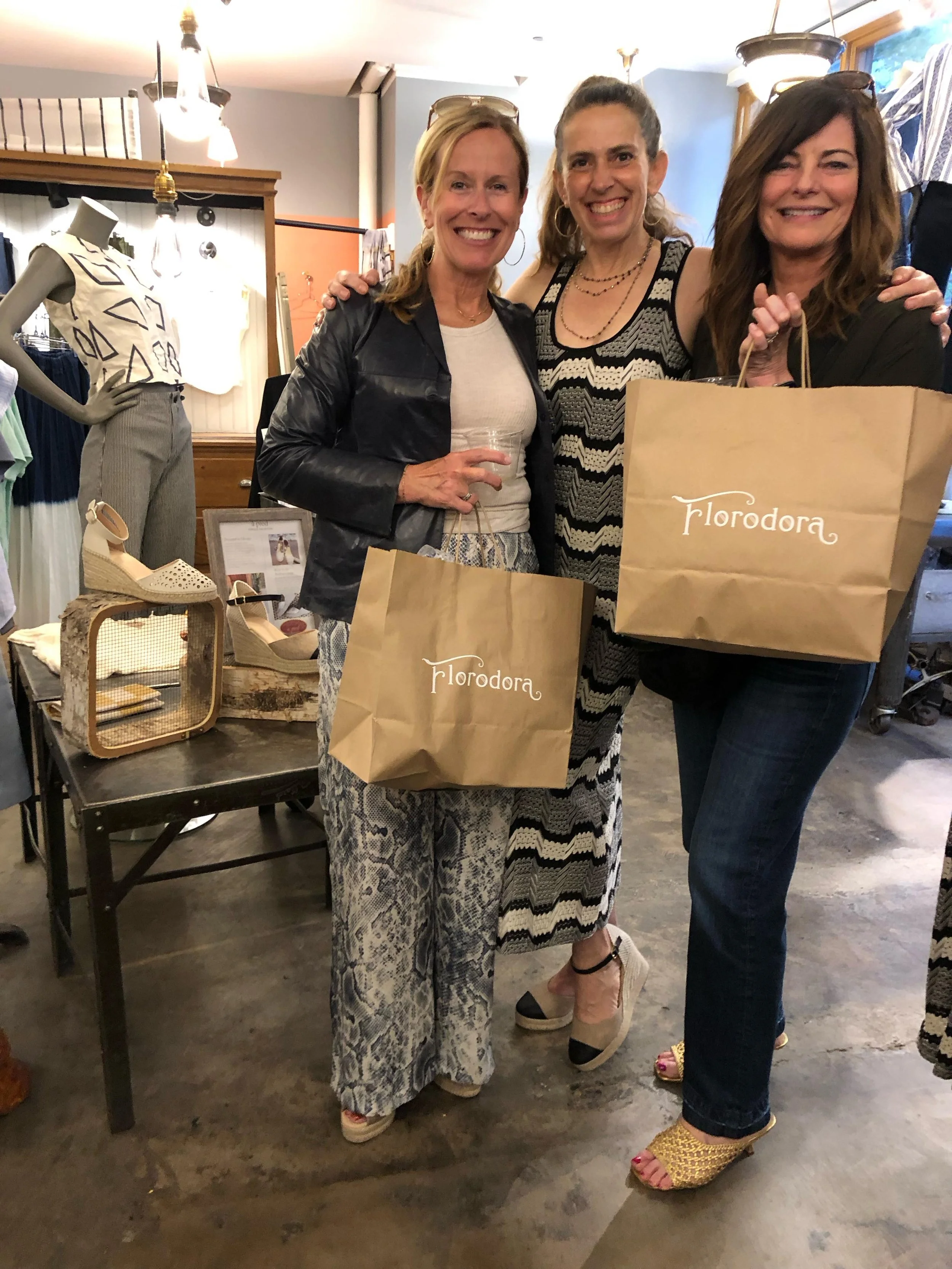 Thanks for a super fun event yesterday, featuring footwear from @apiedshoeboutique! Trudy&rsquo;s espadrilles were a hit, and it was nice to see so many of you turn out on a Tuesday!