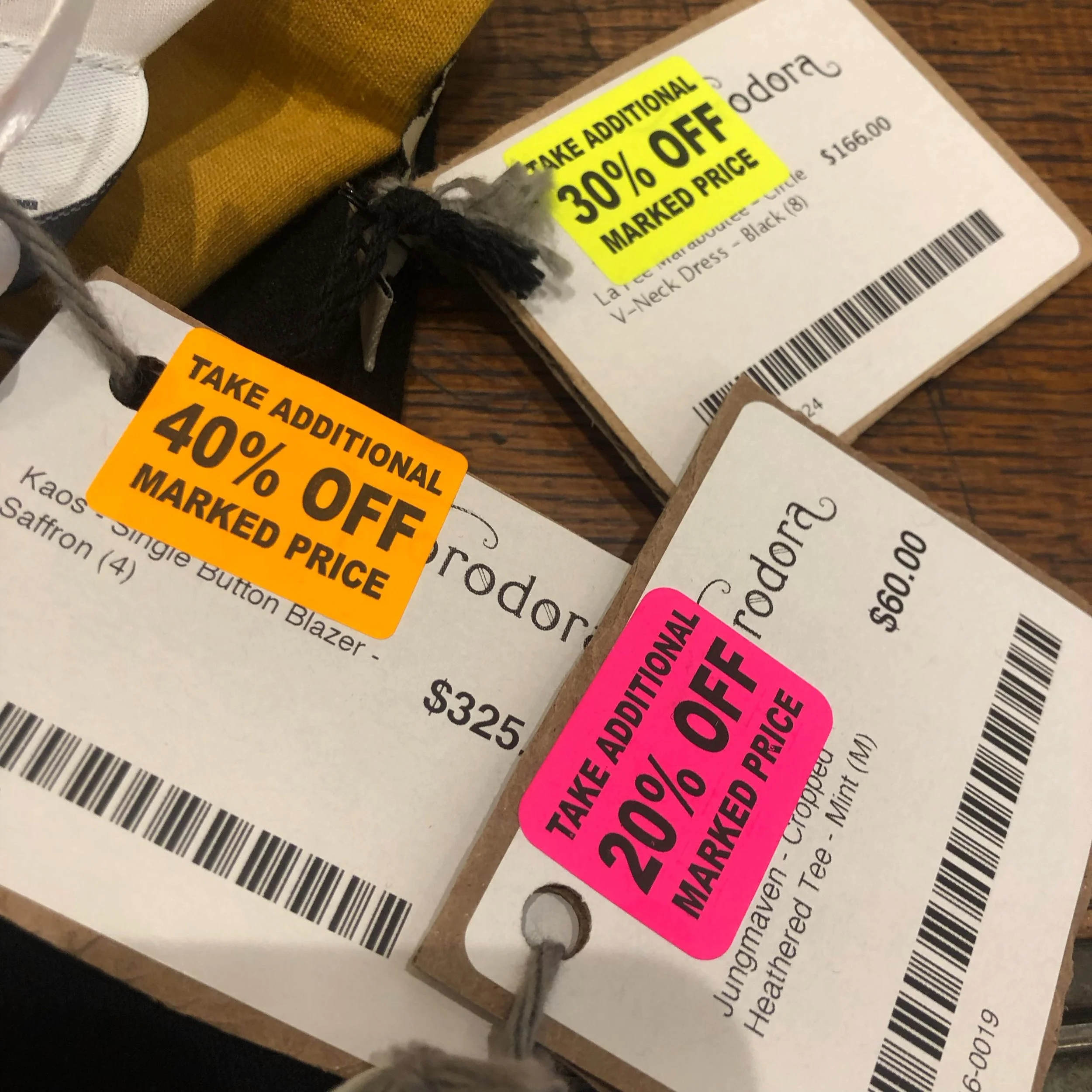 Serious deals in effect at Florodora!
