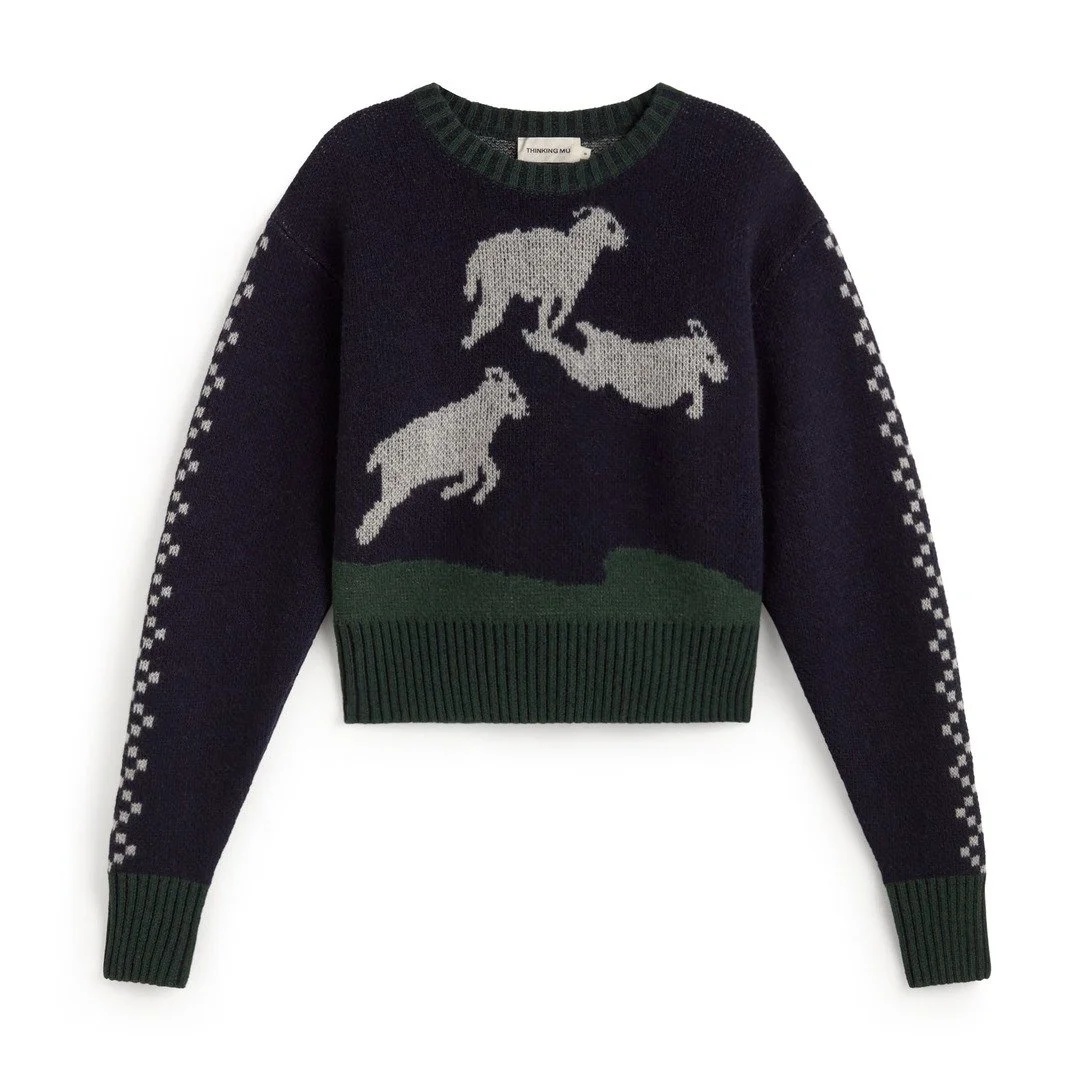 Counting sheep was never this much fun. Find this sweater, and the rest of our new arrivals, at Florodora or florodora.com.
