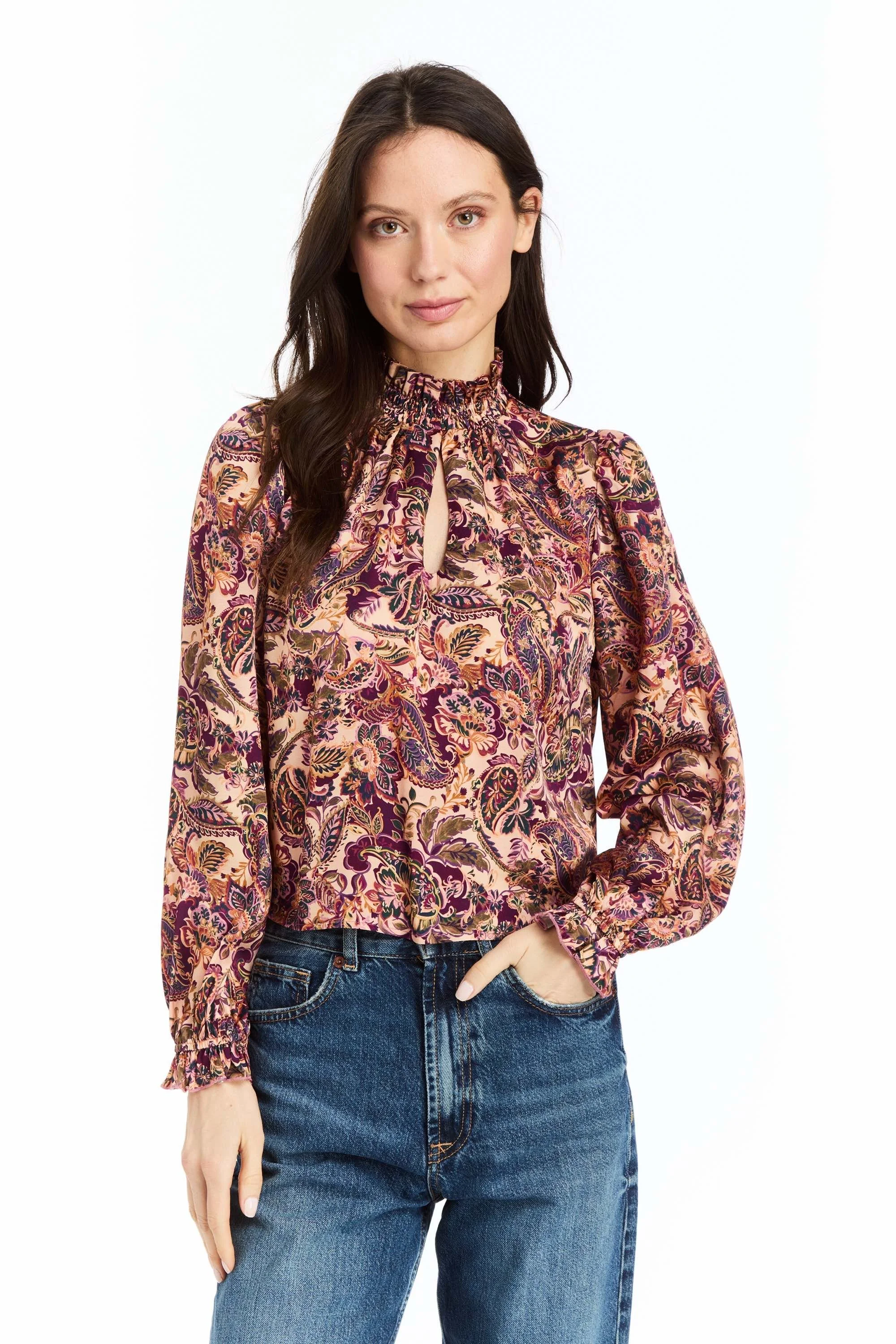 Floral Paisley Blouse