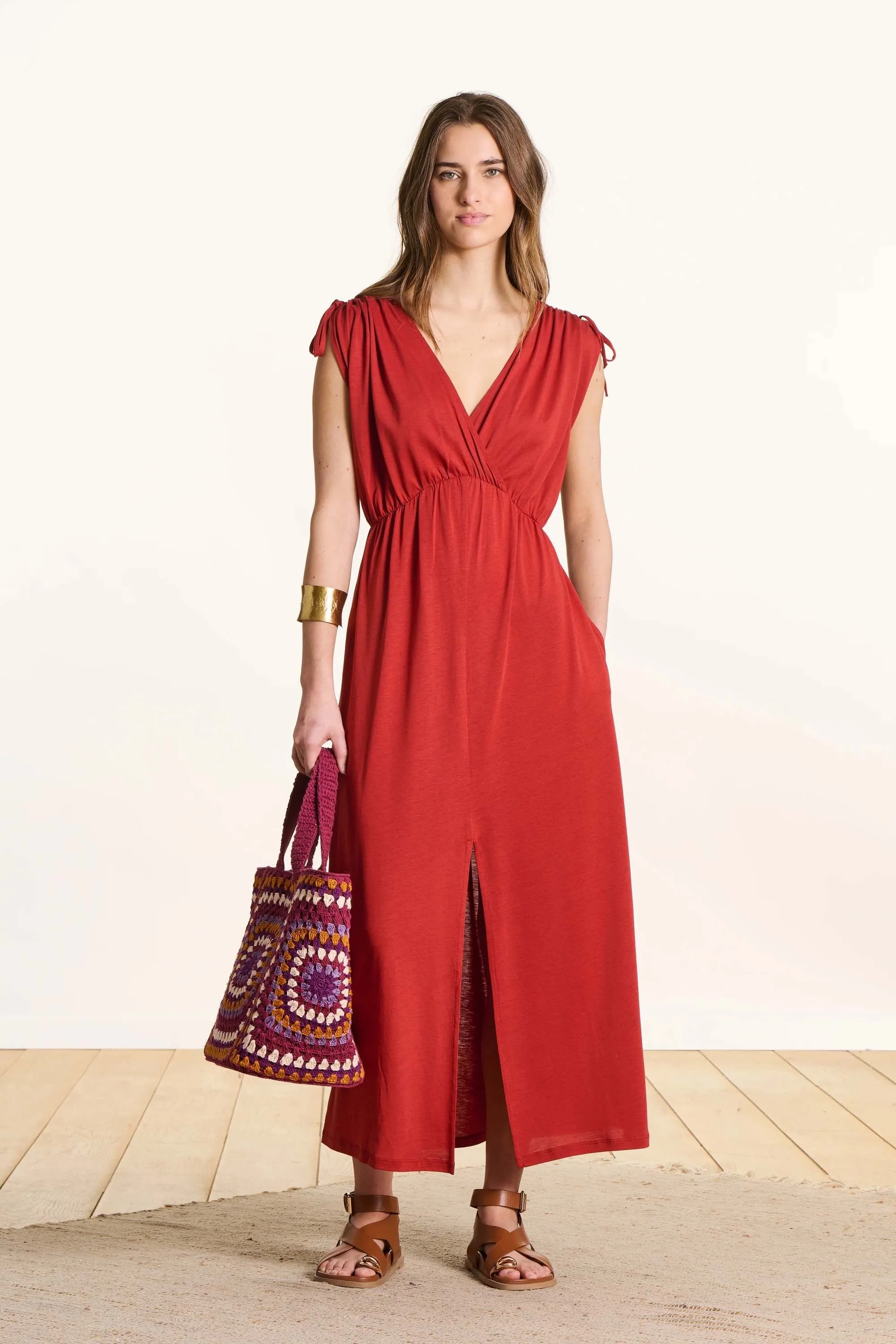 Shoulder Cinch Dress