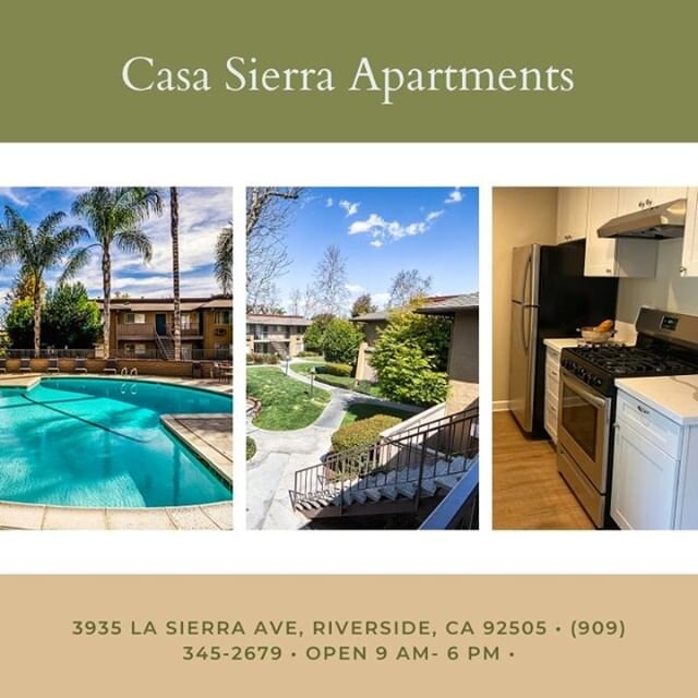 Welcome to Casa Sierra Apartments! We have exciting news- we now offer FREE WIFI to residents! Give us a call to come check out our property with all our wonderful amenities!