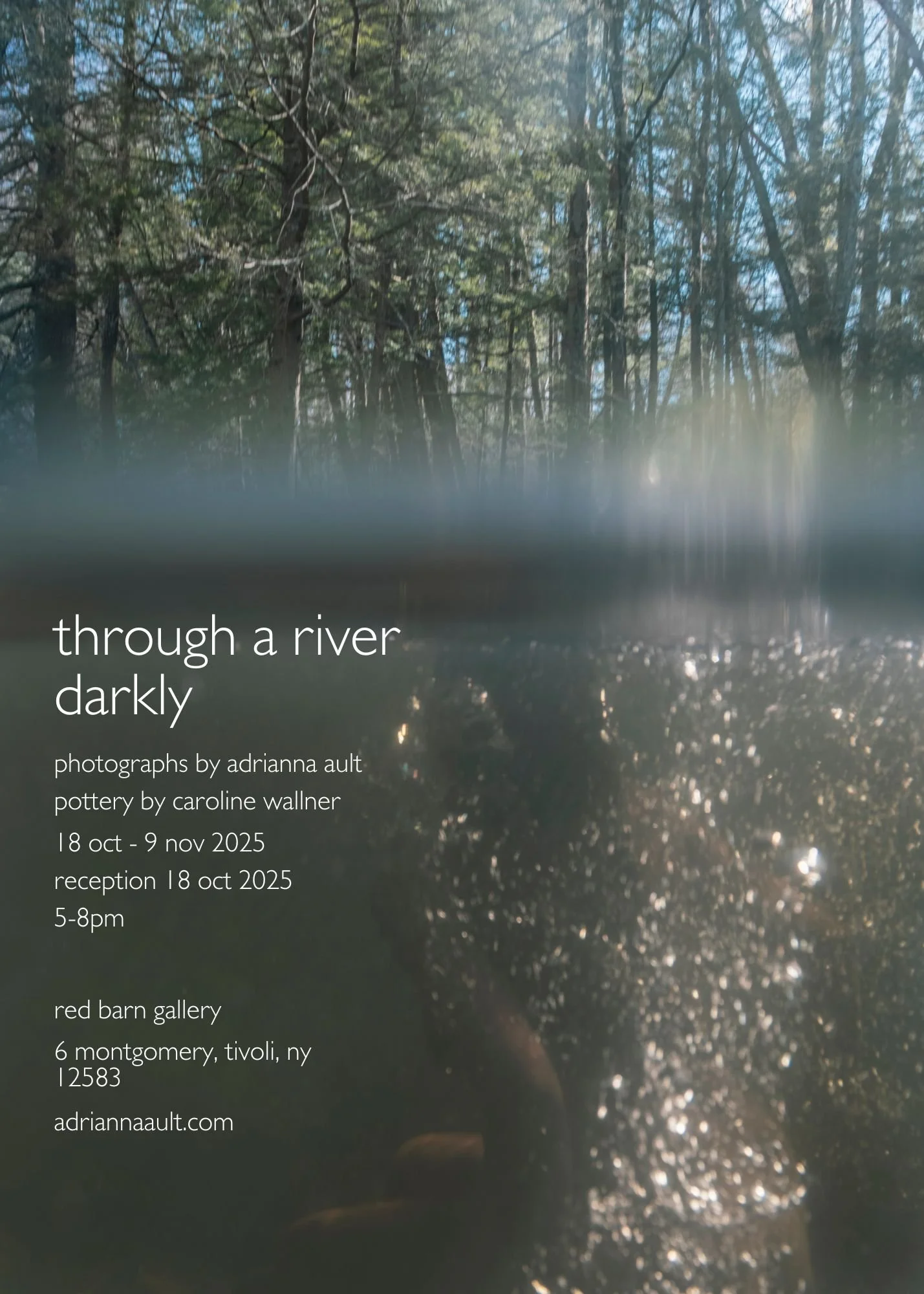 'Through a River Darkly' Exhibition Print - Unframed