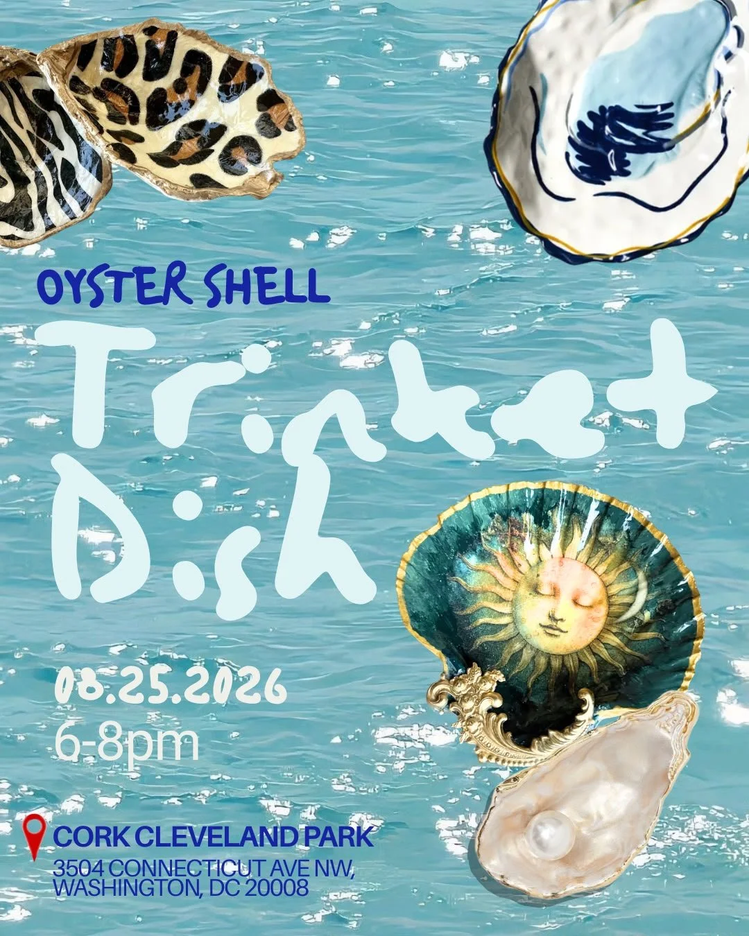 Oyster Shell Trinket Dish Workshop