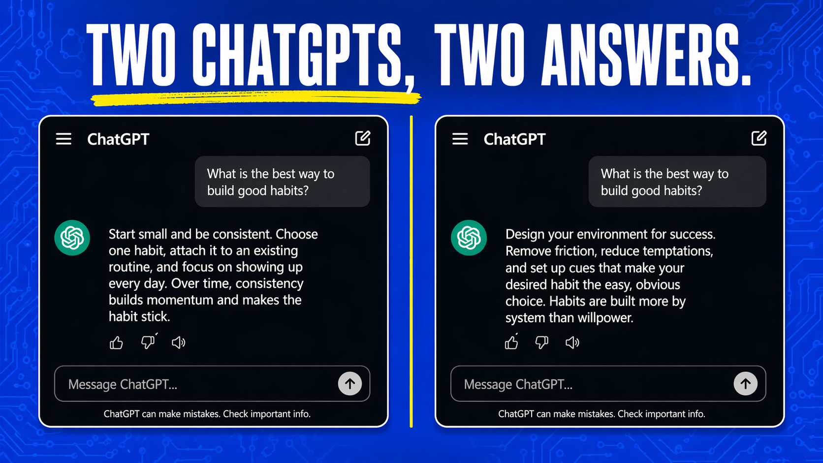 Your Brand Is Being Judged by Two Different ChatGPTs, and Most Marketers Don't Know Which One 