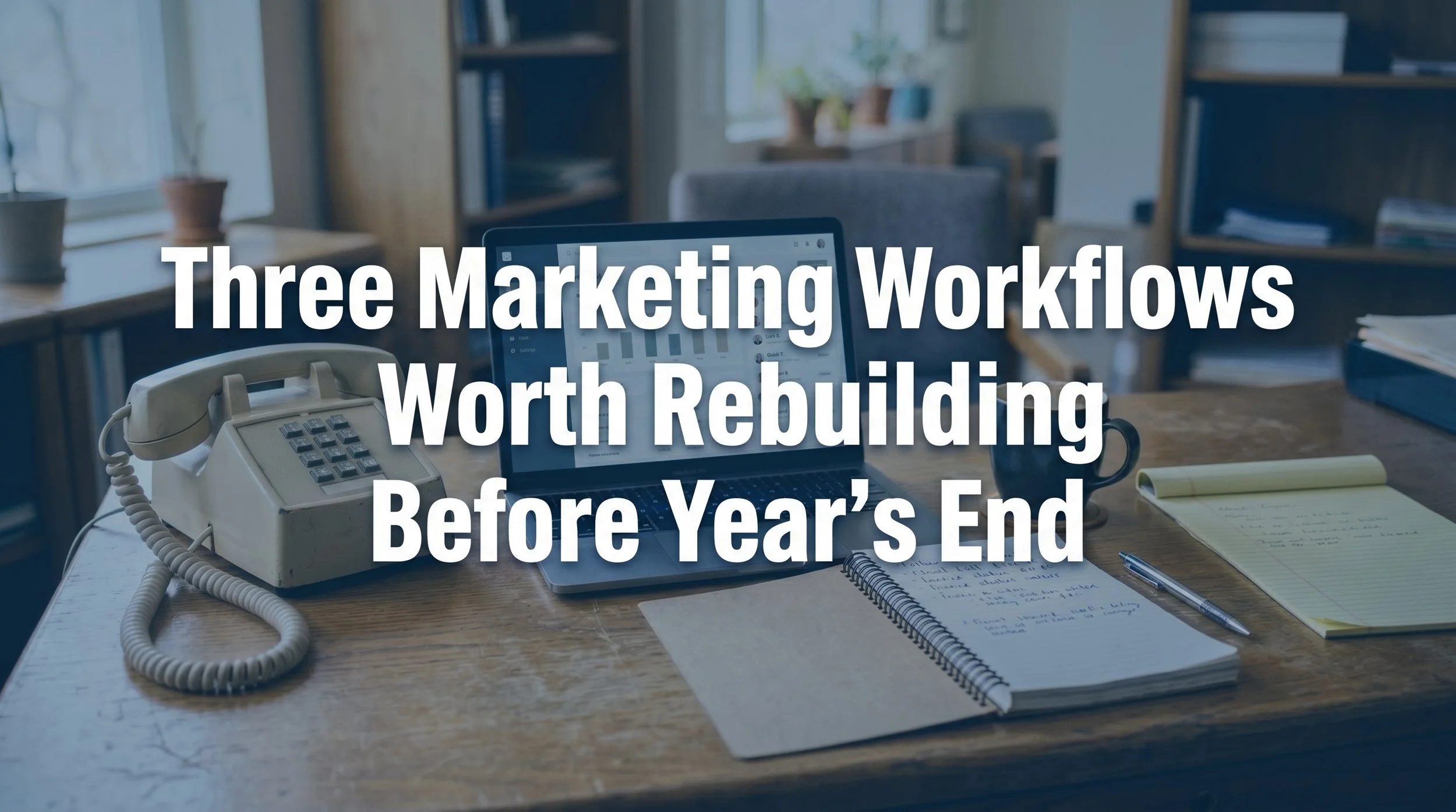 Three Marketing Workflows Worth Rebuilding Before Year's End