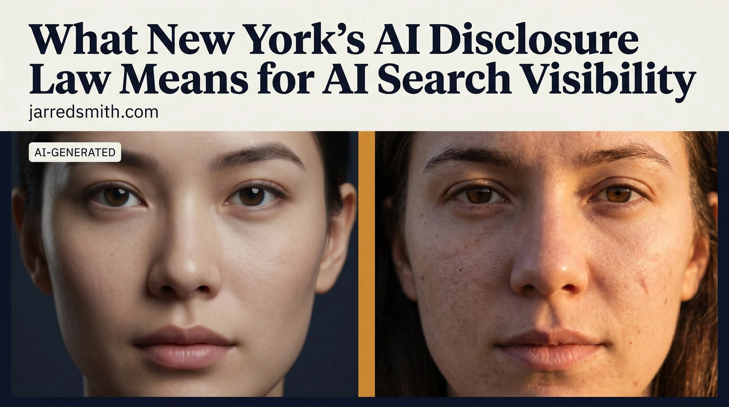 What New York's AI Disclosure Law Means for AI Search Visibility