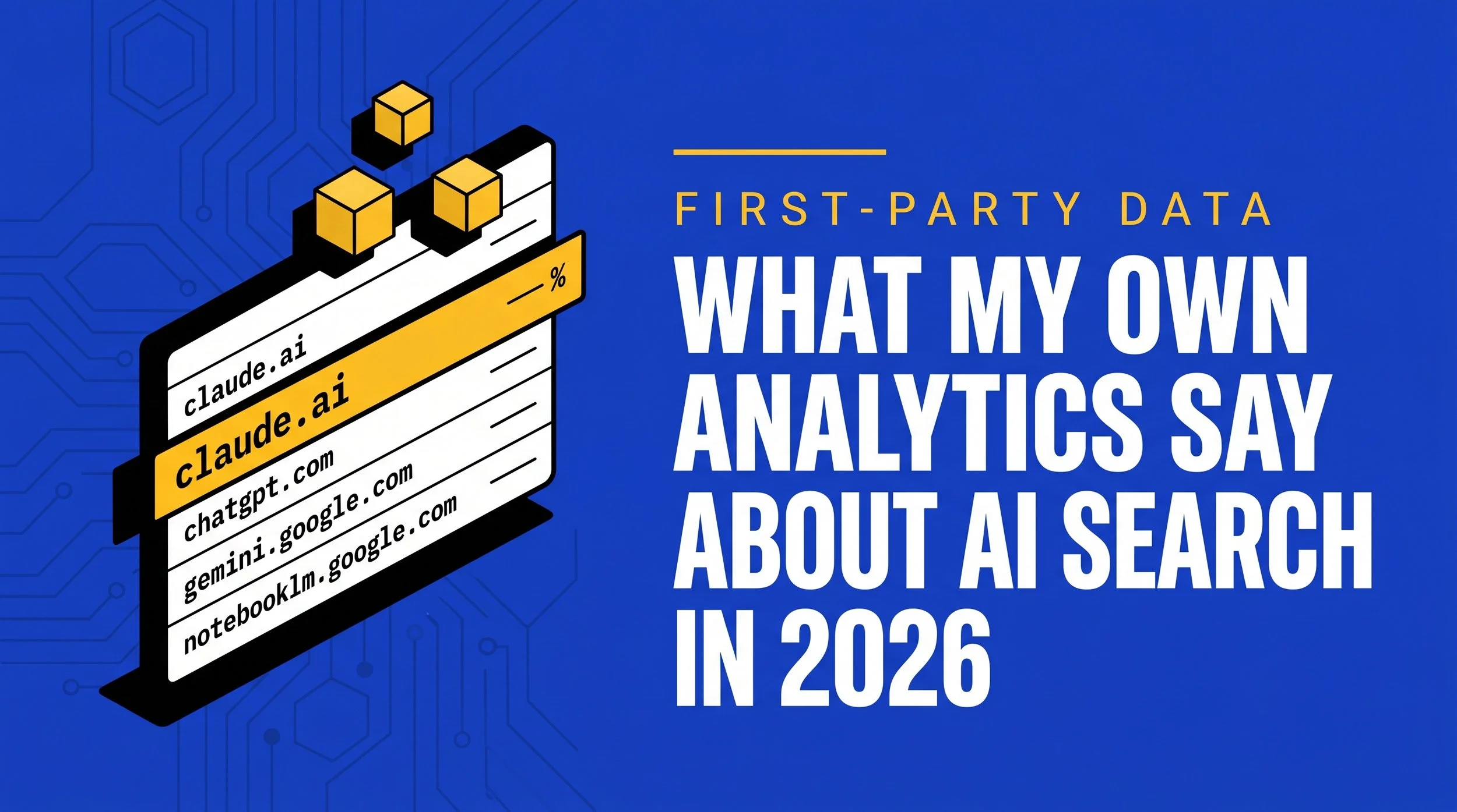 What My Own Analytics Say About AI Search Traffic in 2026 (And What Yours Probably Don't Show You)
