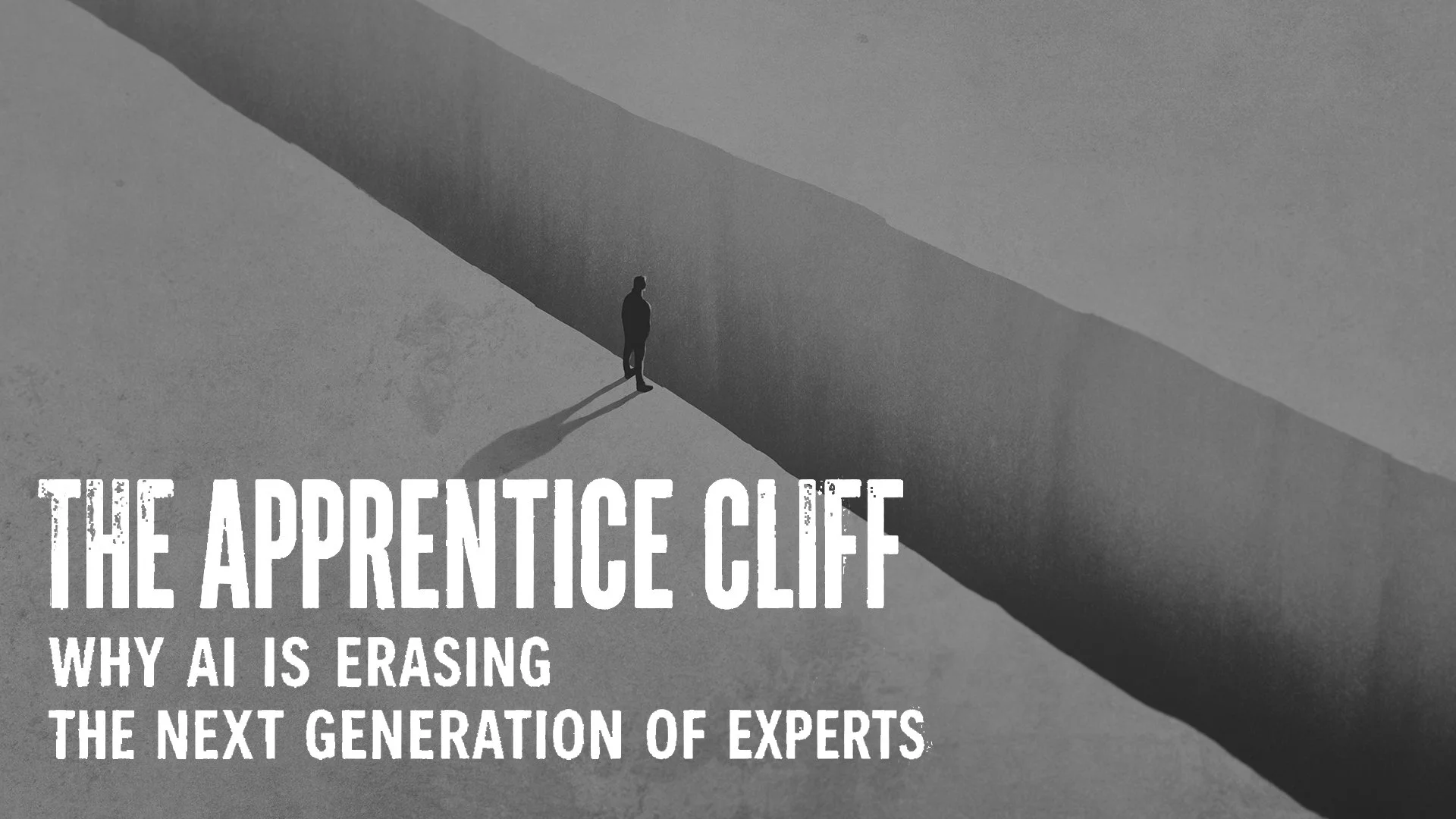 The Apprentice Cliff: Why AI Is Erasing the Next Generation of Experts