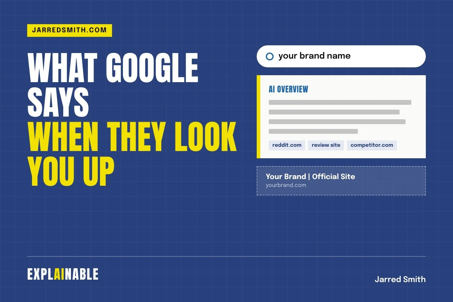 AI Overviews on Branded Searches: What Google Tells People Who Look You Up