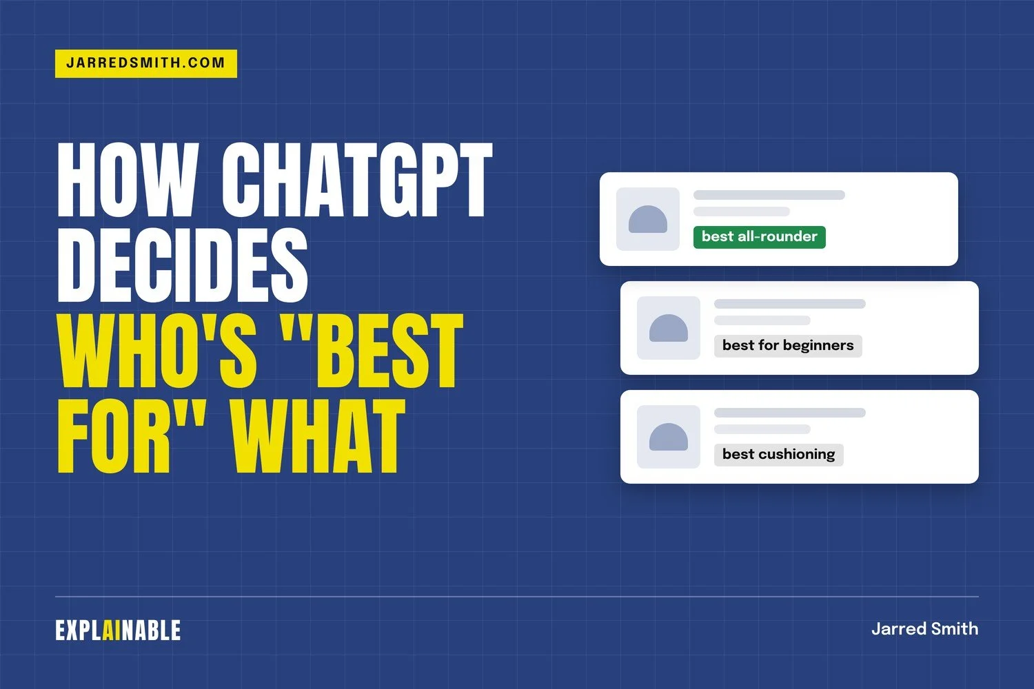 How ChatGPT Recommends Products, and Where Labels Like "Best All-Rounder" Come From