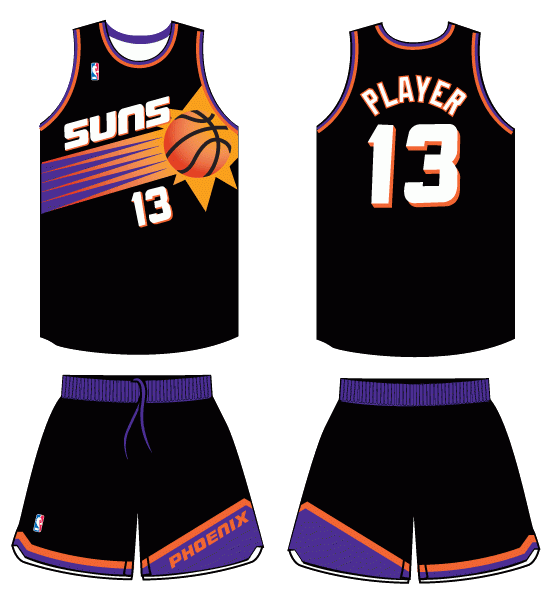 Phoenix Suns Home Uniform  Best basketball jersey design, Phoenix