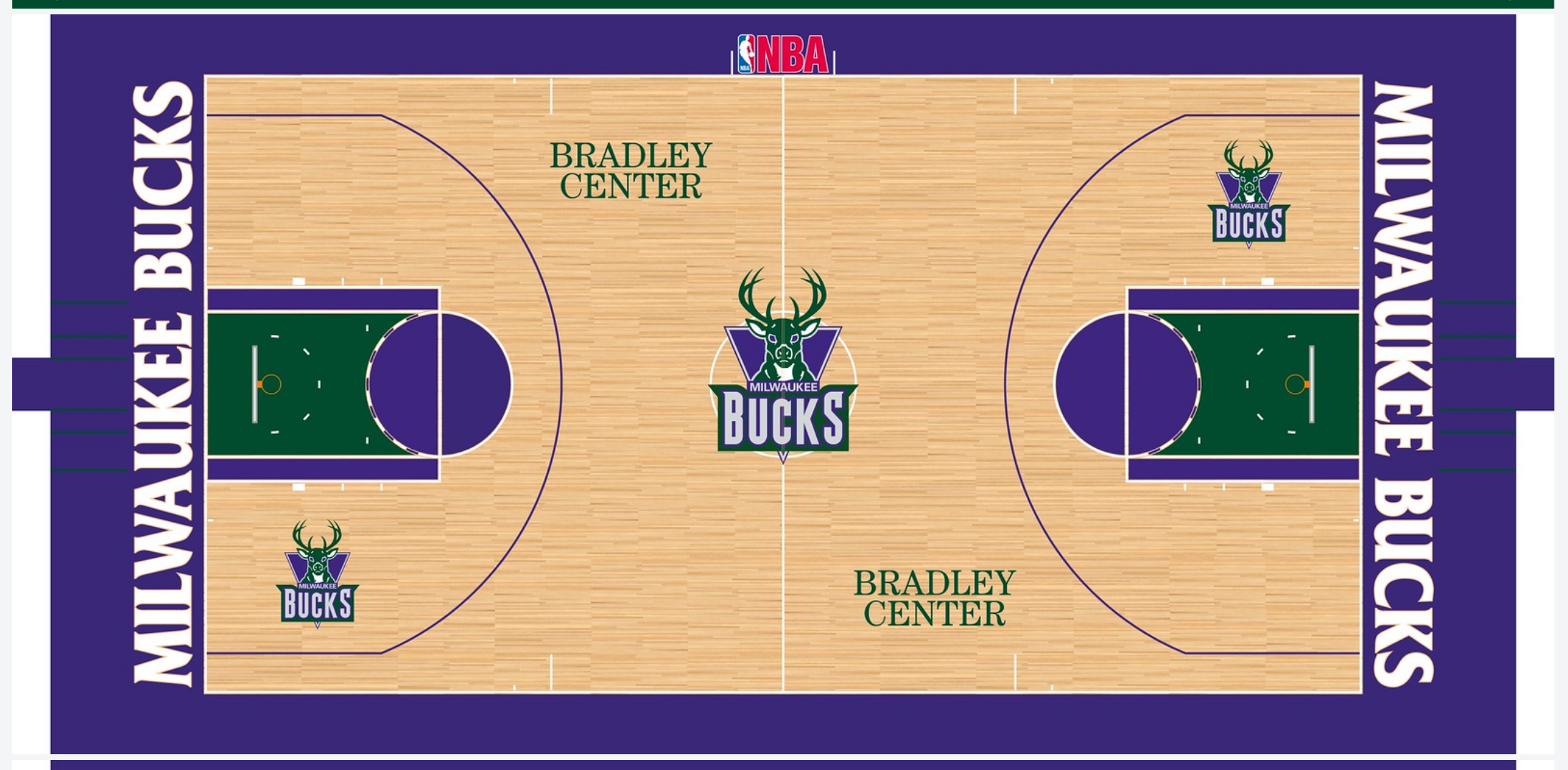 Fun fact: the bucks court design is made up of multiple letter Ms