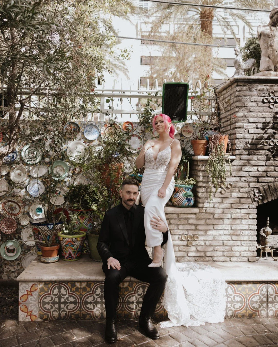 Why get married in a chapel when you can get married in a secret garden 🍃 

Book your special day with us 💍

📸 @toriesweeneyphoto