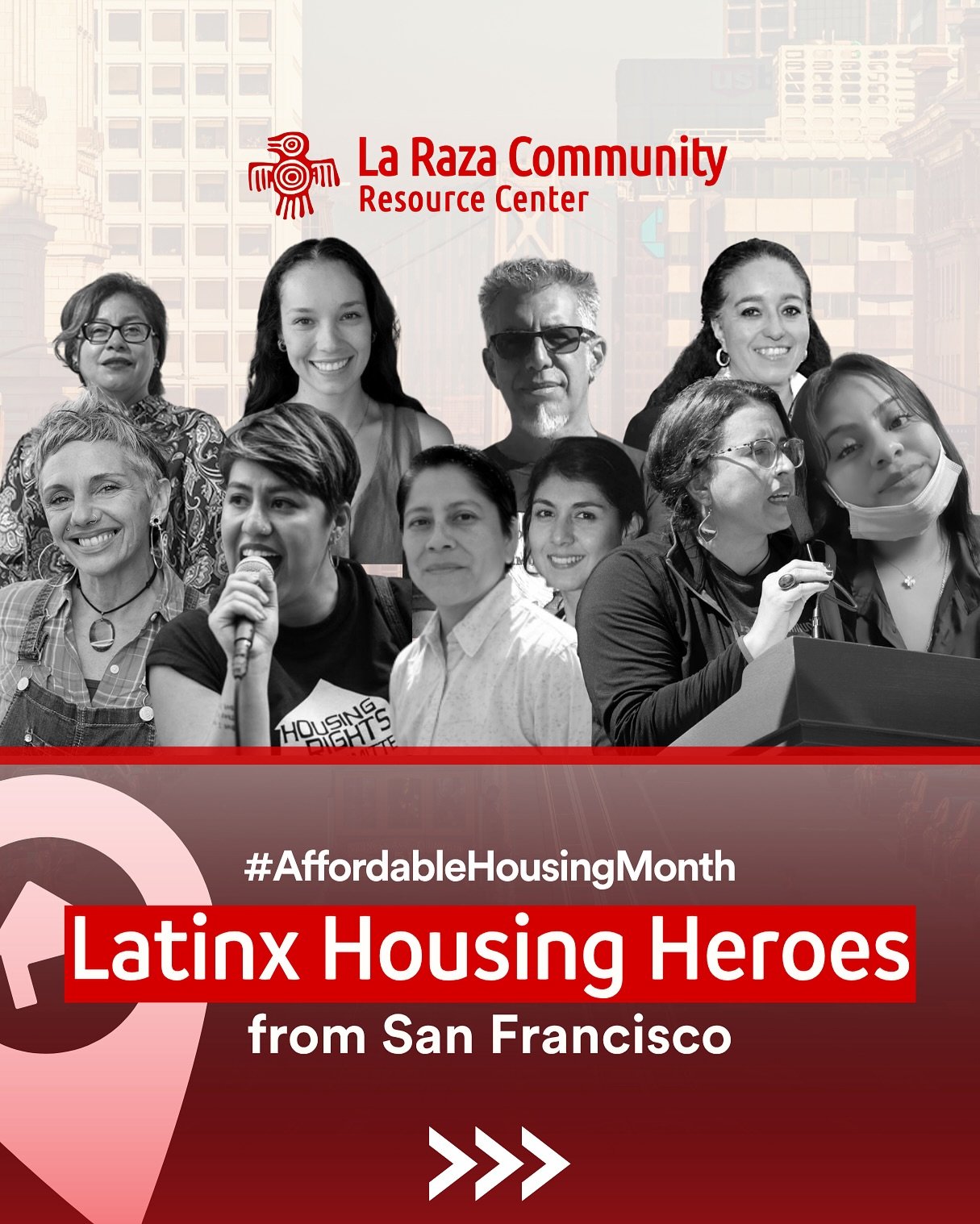 To close out #AffordableHousingMonth, we&rsquo;re honoring Latinx Housing HEROES &ndash; whose work has transformed lives in innumerable ways.

Featuring past &amp; present leaders from:
@mnhc_sf @harmreductioncoalition @cchosf @housingrightssf @meda