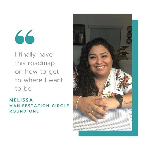 MEET MELISSA from Round One of my MANIFESTATION CIRCLES ⭕️an 8-week Group Mentorship Program for spiritual womxn to learn and leverage the power of collective manifestation through sisterhood✨
.
Before joining the Circle, Melissa felt lost.
.
🙏🏽She